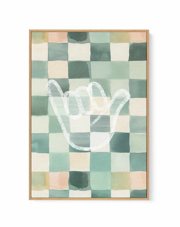Hang Ten | Framed Canvas Art Print from Olive et Oriel where you can shop wallpaper and artworks online