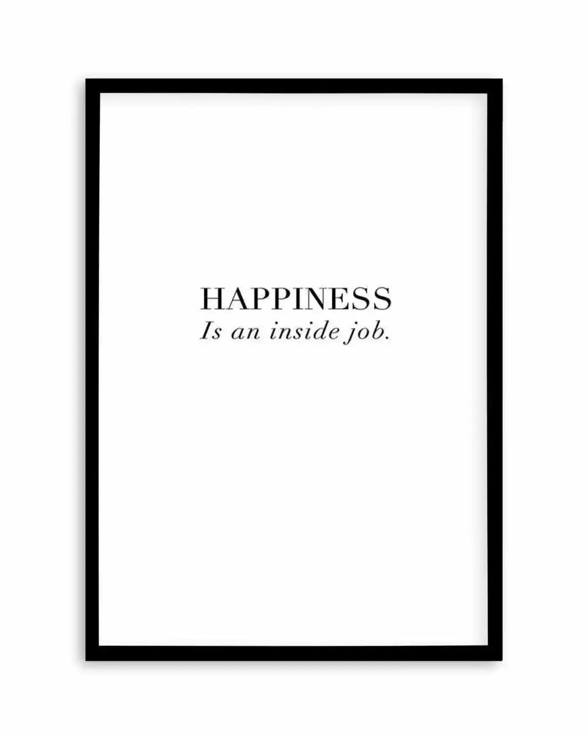 Happiness Is Art Print from Olive et Oriel where you can shop wallpaper and artworks online