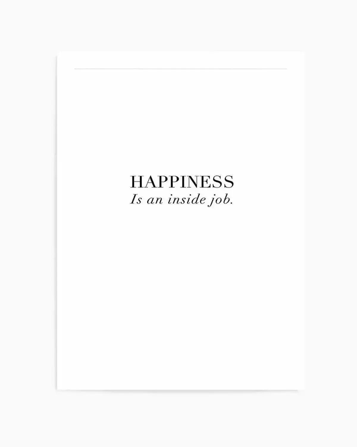 Happiness Is Art Print from Olive et Oriel where you can shop wallpaper and artworks online