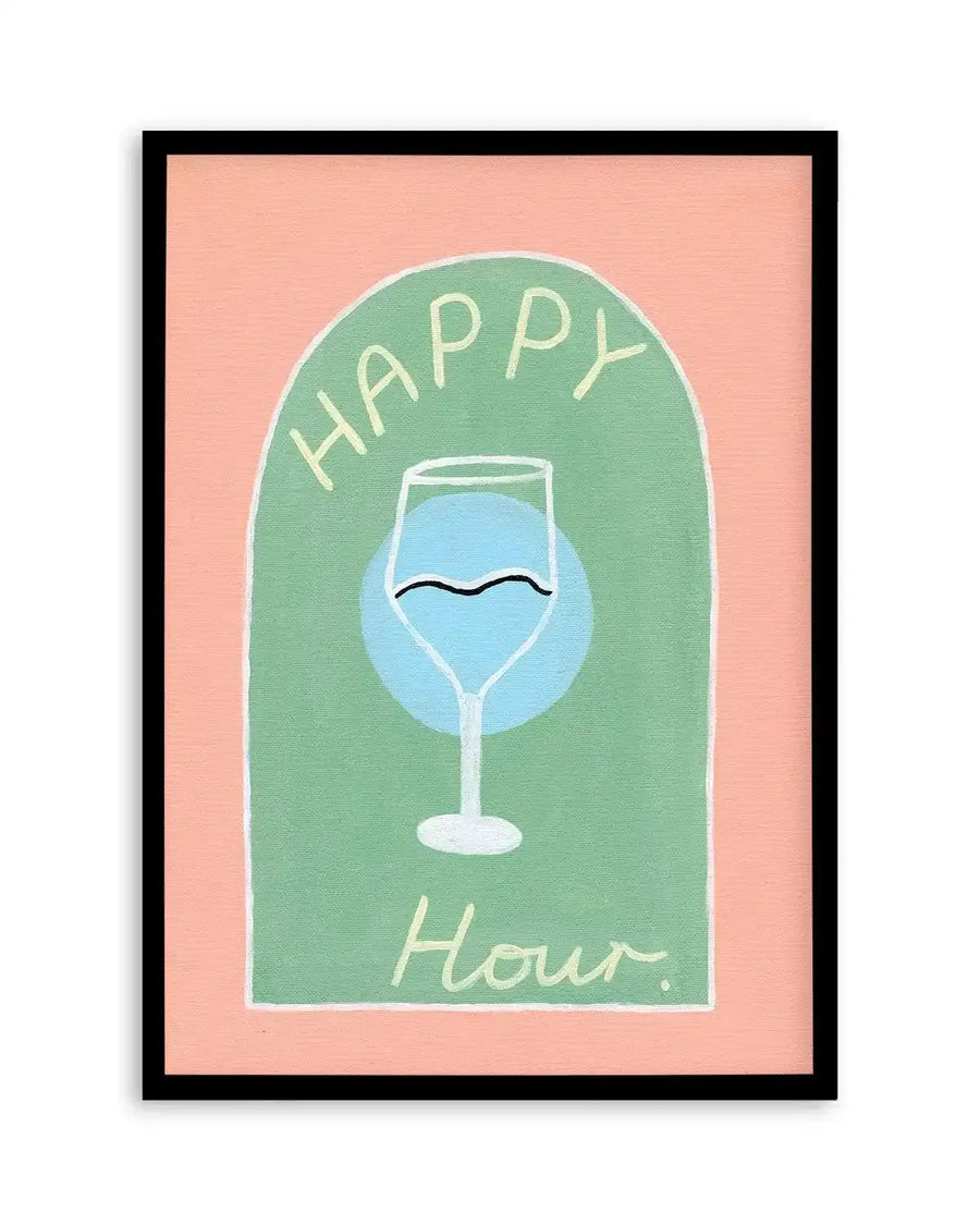 Happy Hour by Britney Turner Art Print from Olive et Oriel where you can shop wallpaper and artworks online