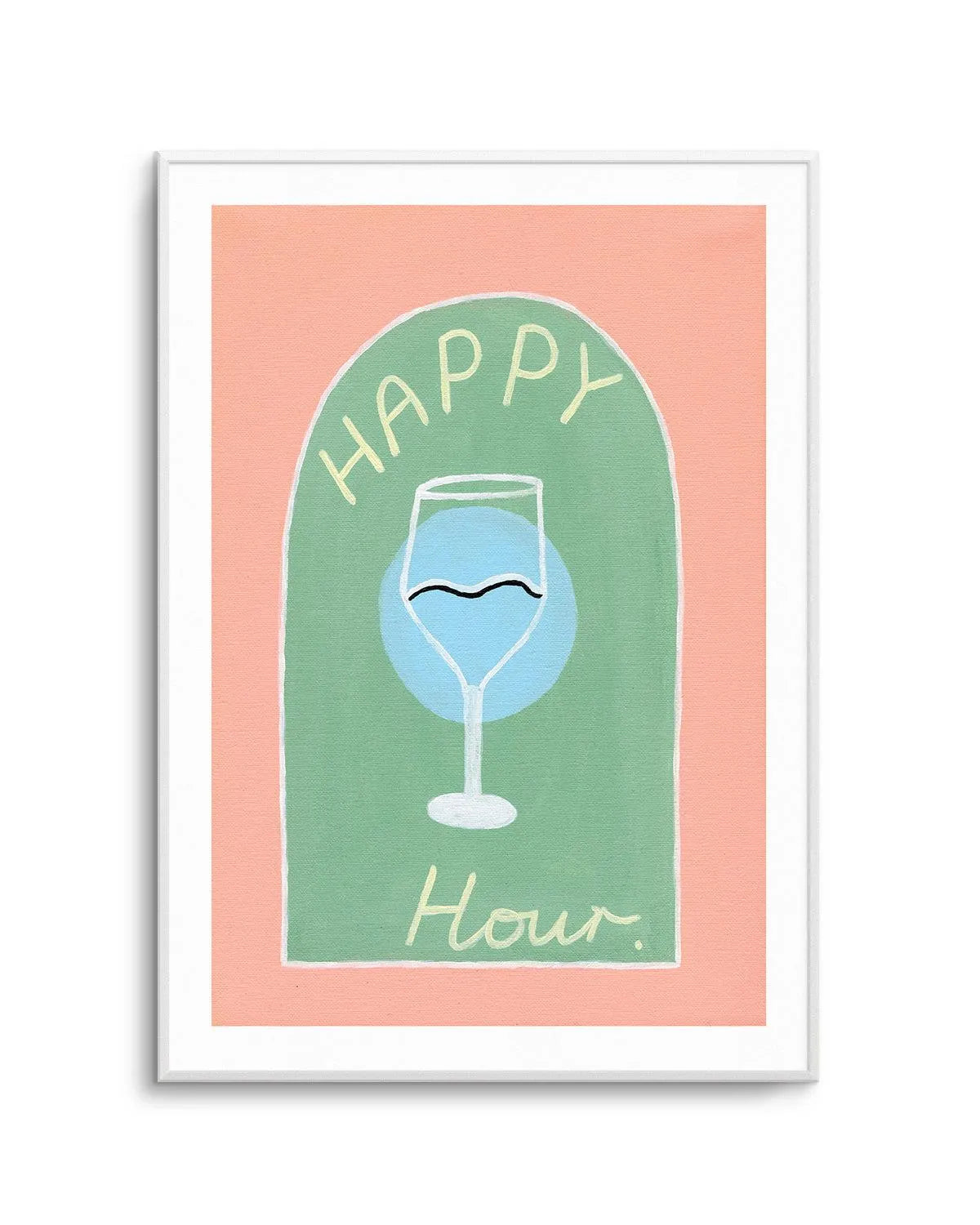 Happy Hour by Britney Turner Art Print from Olive et Oriel where you can shop wallpaper and artworks online