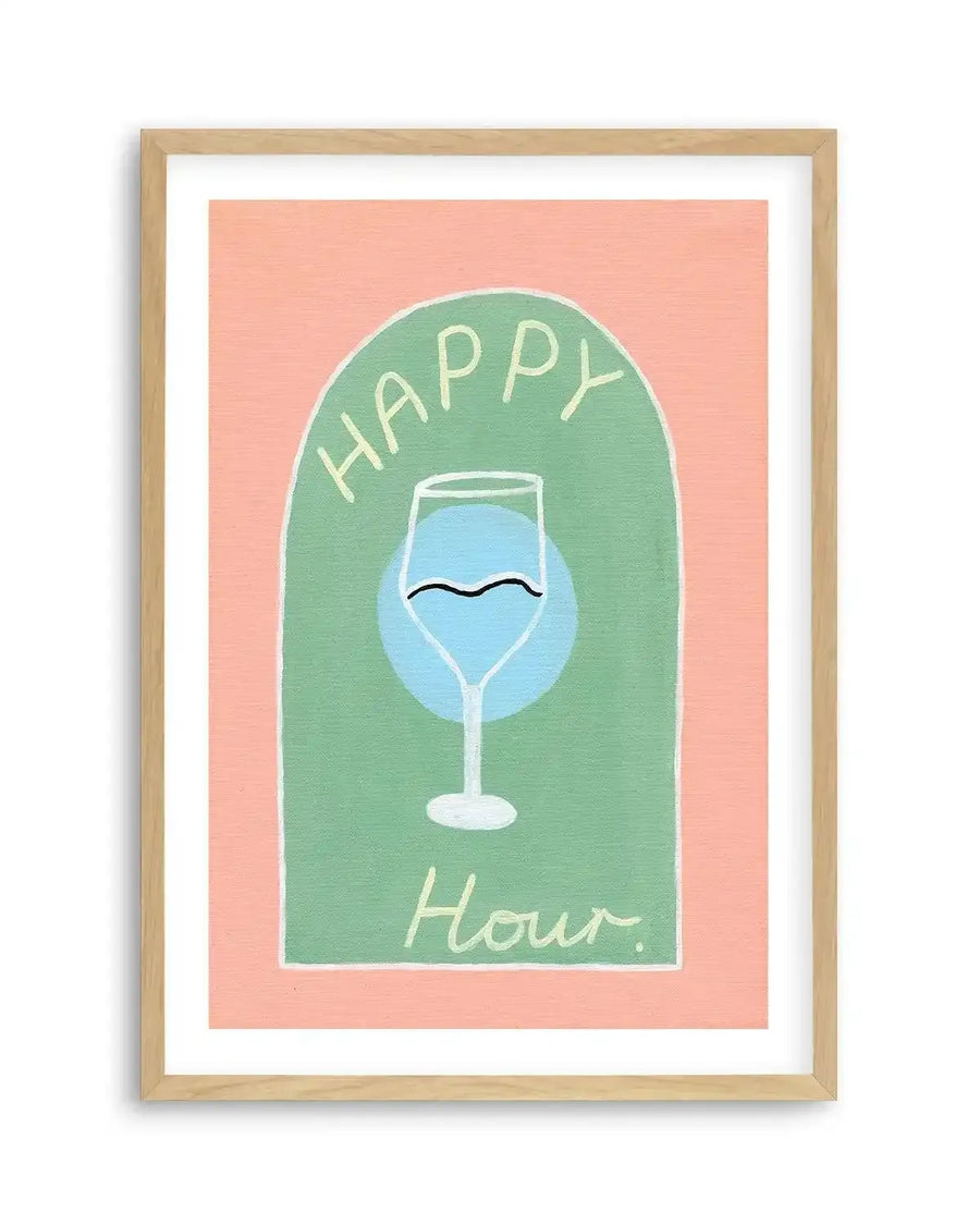 Happy Hour by Britney Turner Art Print from Olive et Oriel where you can shop wallpaper and artworks online