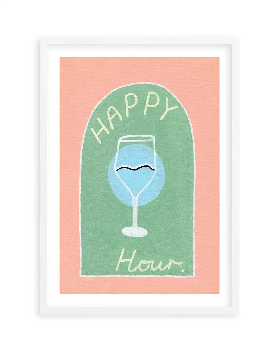 Happy Hour by Britney Turner Art Print from Olive et Oriel where you can shop wallpaper and artworks online
