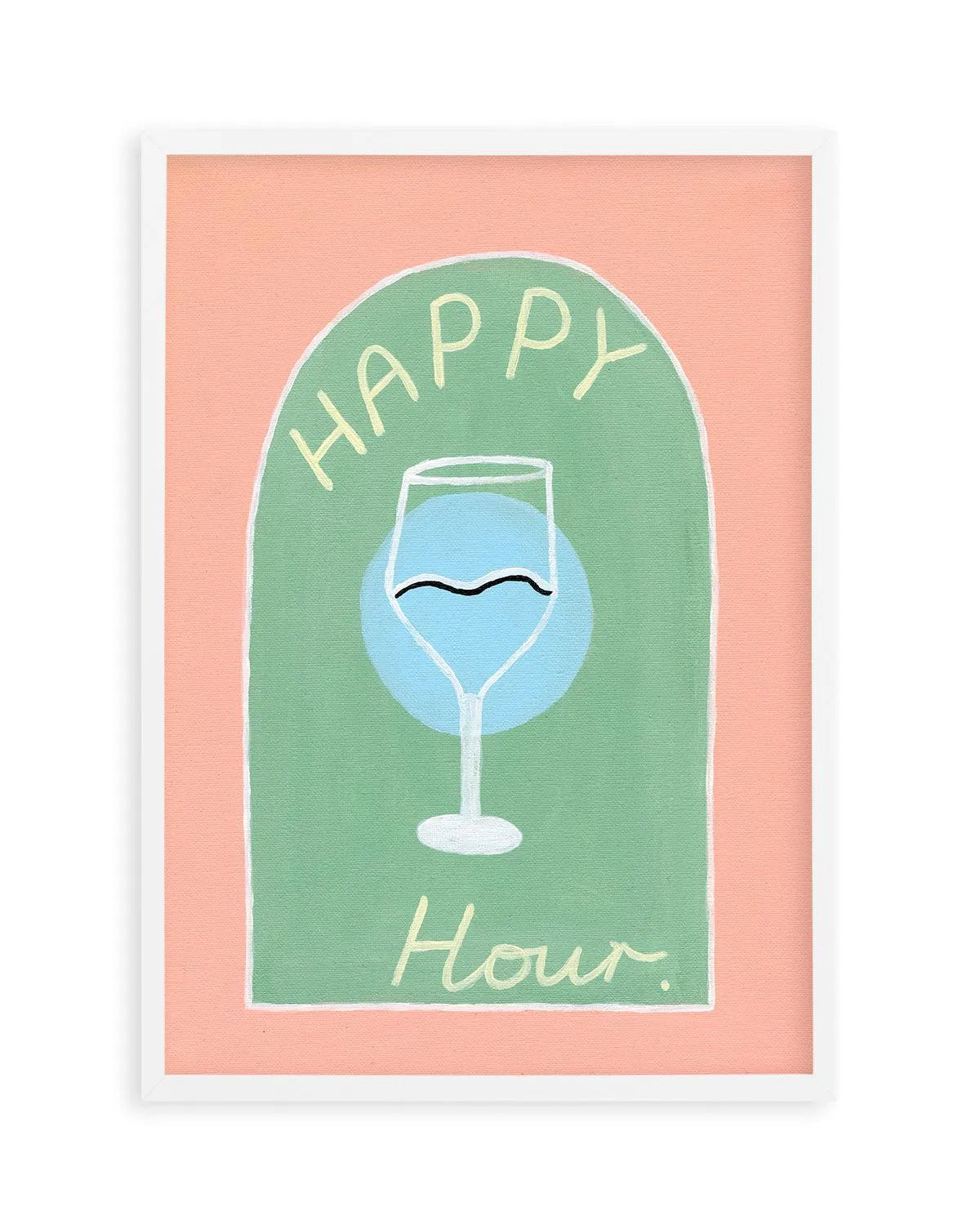 Happy Hour by Britney Turner Art Print from Olive et Oriel where you can shop wallpaper and artworks online