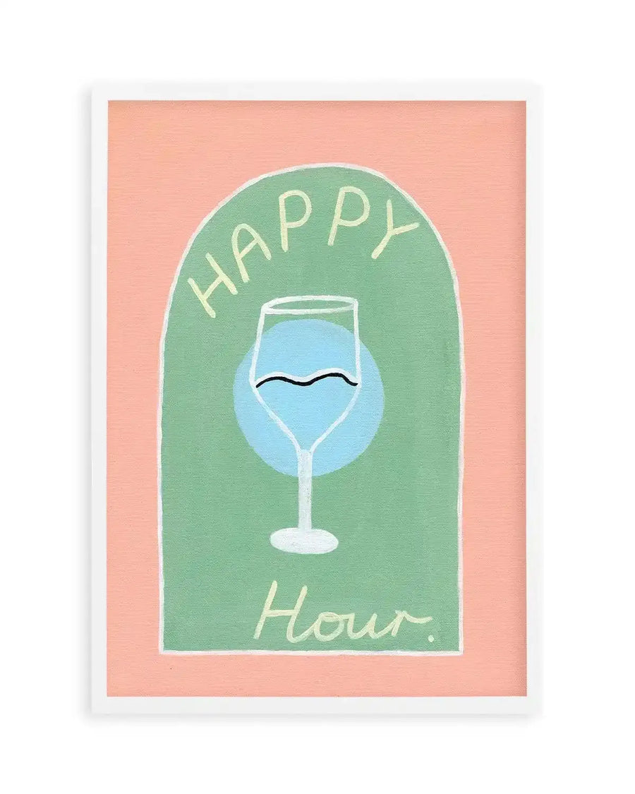 Happy Hour by Britney Turner Art Print from Olive et Oriel where you can shop wallpaper and artworks online