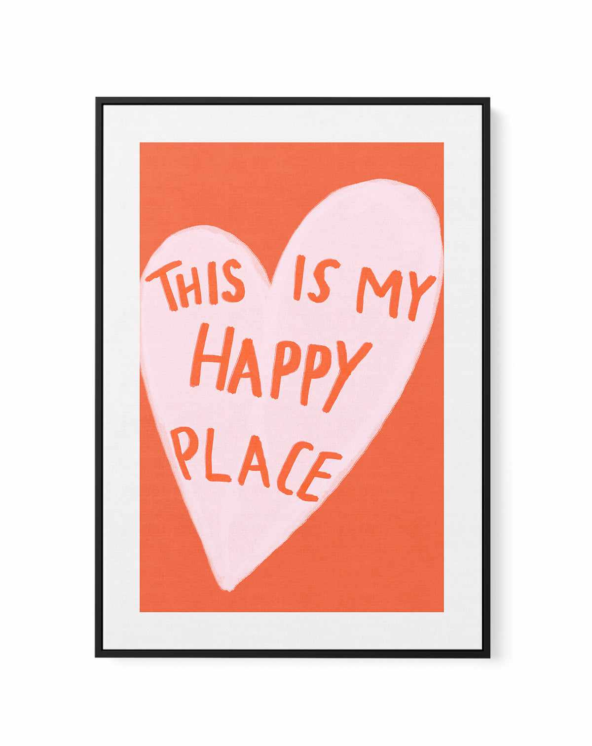 Happy Place By Athene Fritsch | Framed Canvas Art Print