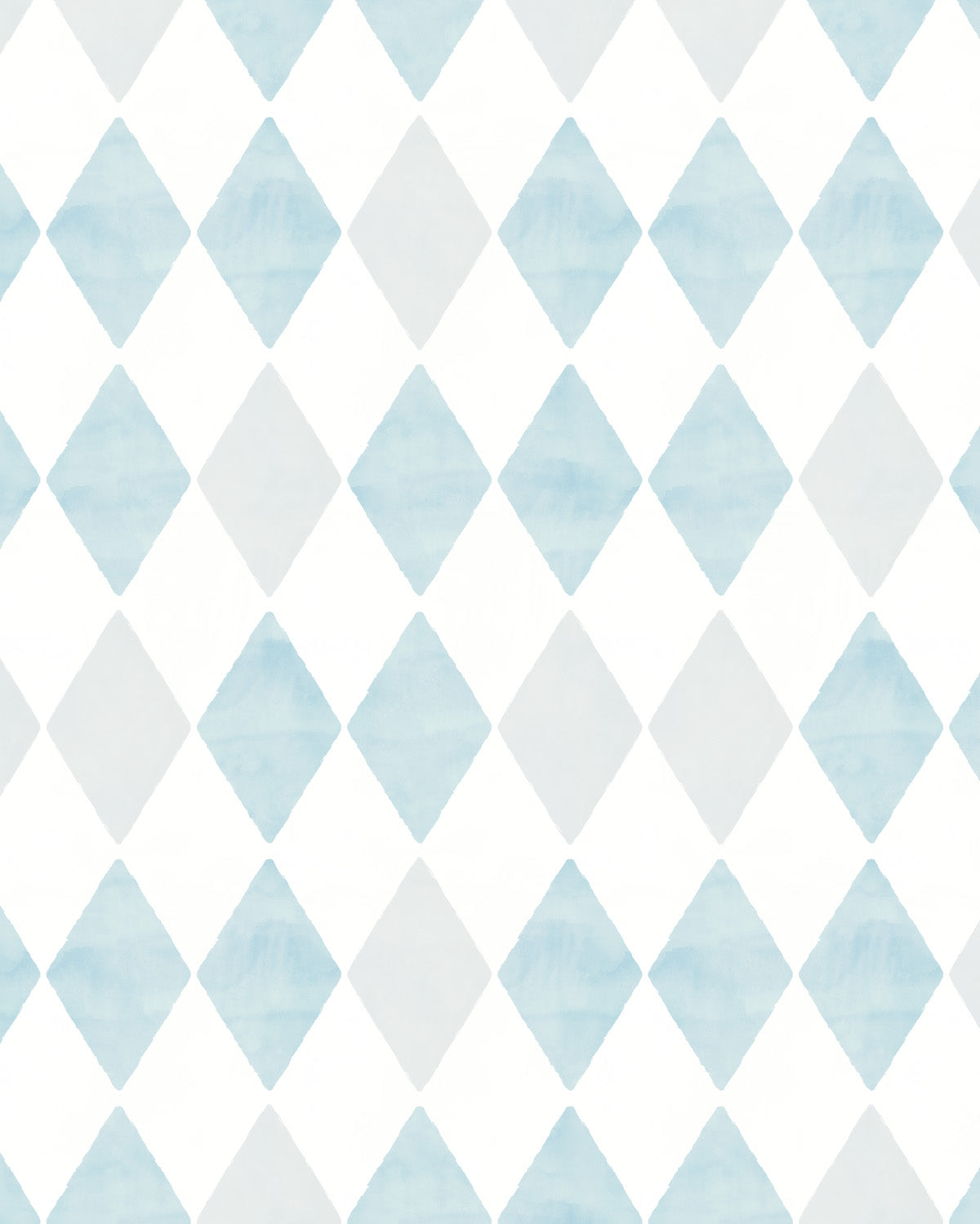Harlequin in Blue Commercial Vinyl Wallcovering