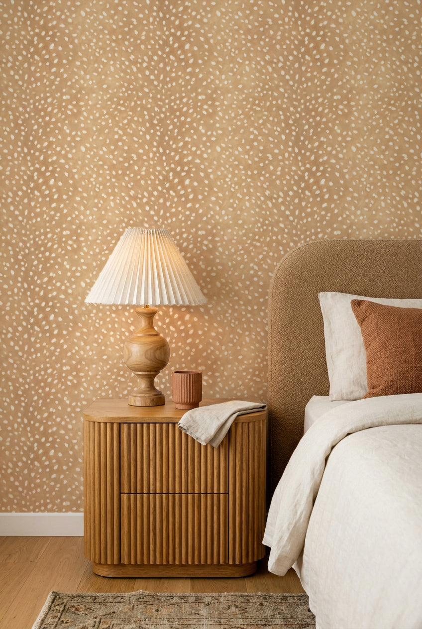 Hartwell Fawn Spot Wallpaper