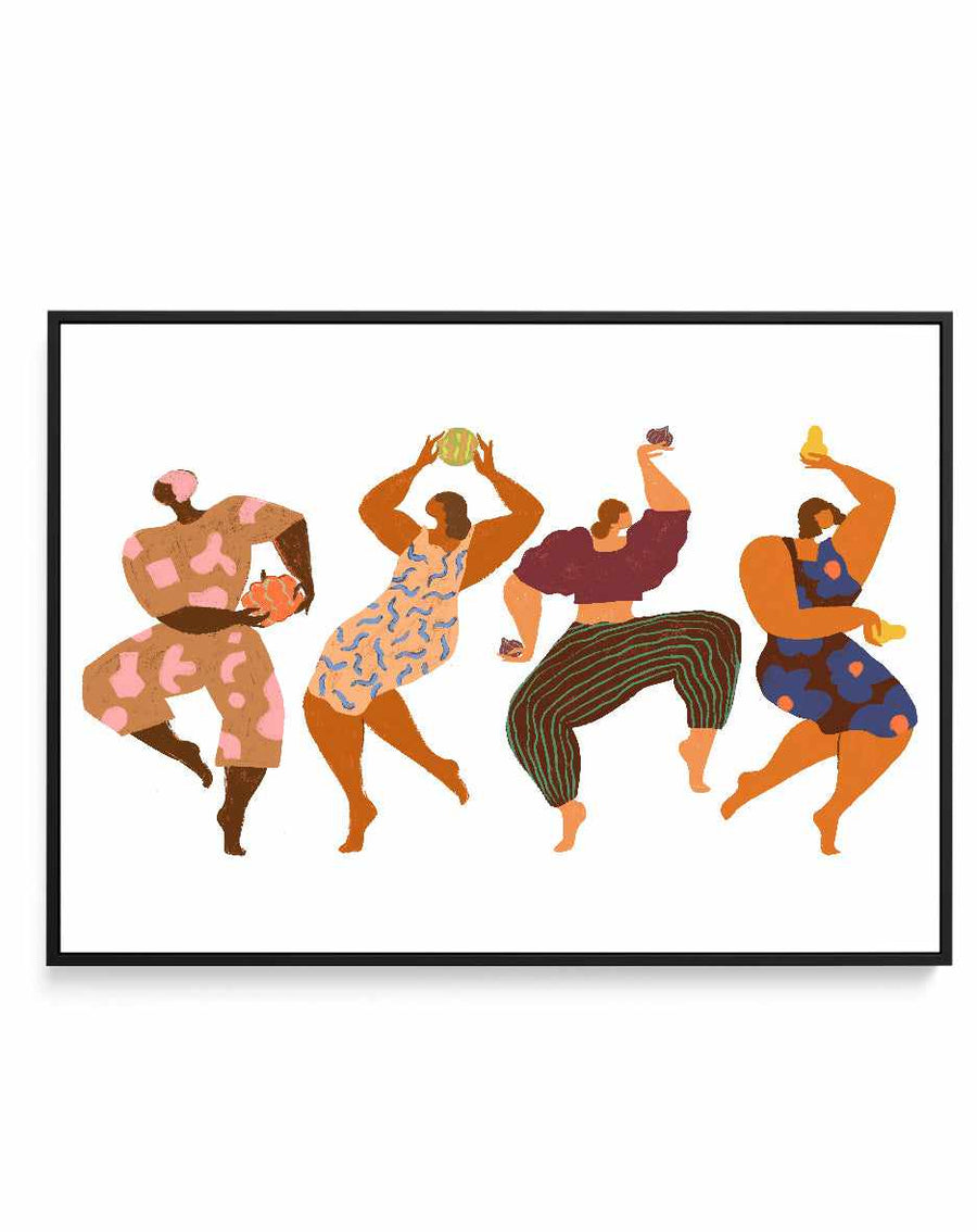 Harvest Dance by Arty Guava | Framed Canvas Art Print from Olive et Oriel where you can shop wallpaper and artworks online