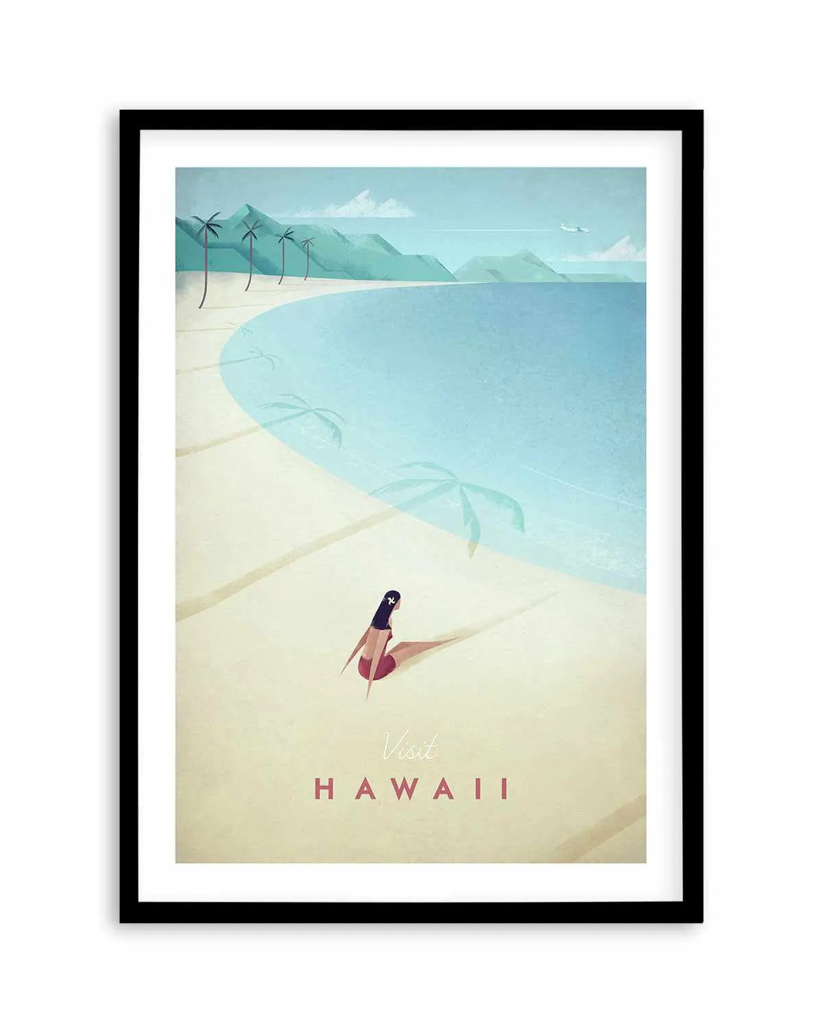Hawaii by Henry Rivers Art Print from Olive et Oriel where you can shop wallpaper and artworks online