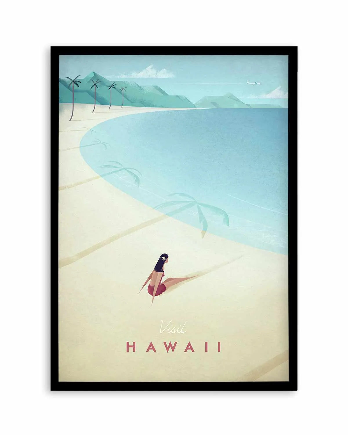 Hawaii by Henry Rivers Art Print from Olive et Oriel where you can shop wallpaper and artworks online