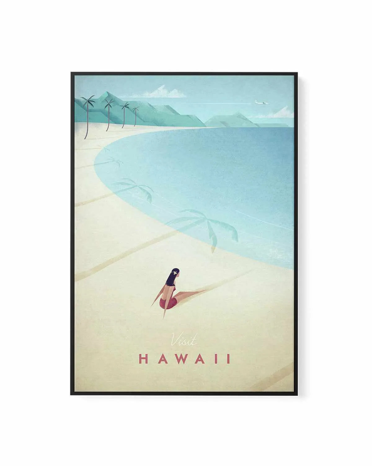 Hawaii by Henry Rivers | Framed Canvas Art Print from Olive et Oriel where you can shop wallpaper and artworks online
