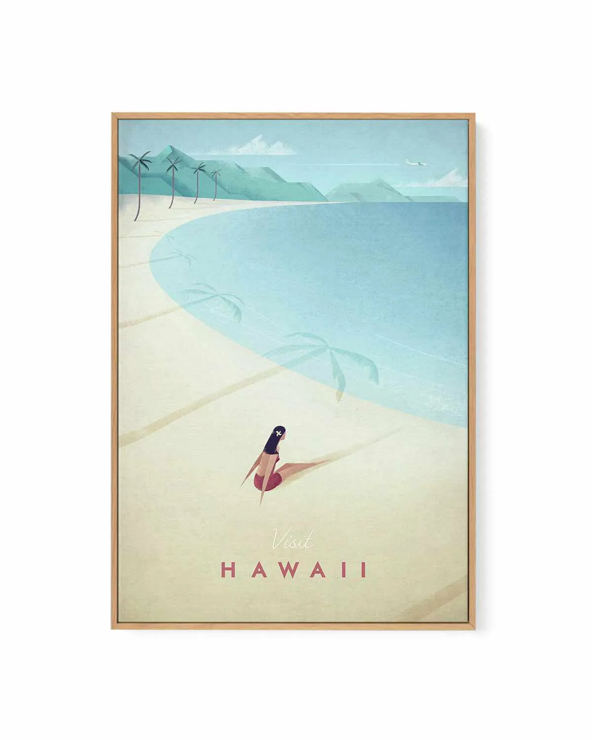 Hawaii by Henry Rivers | Framed Canvas Art Print from Olive et Oriel where you can shop wallpaper and artworks online