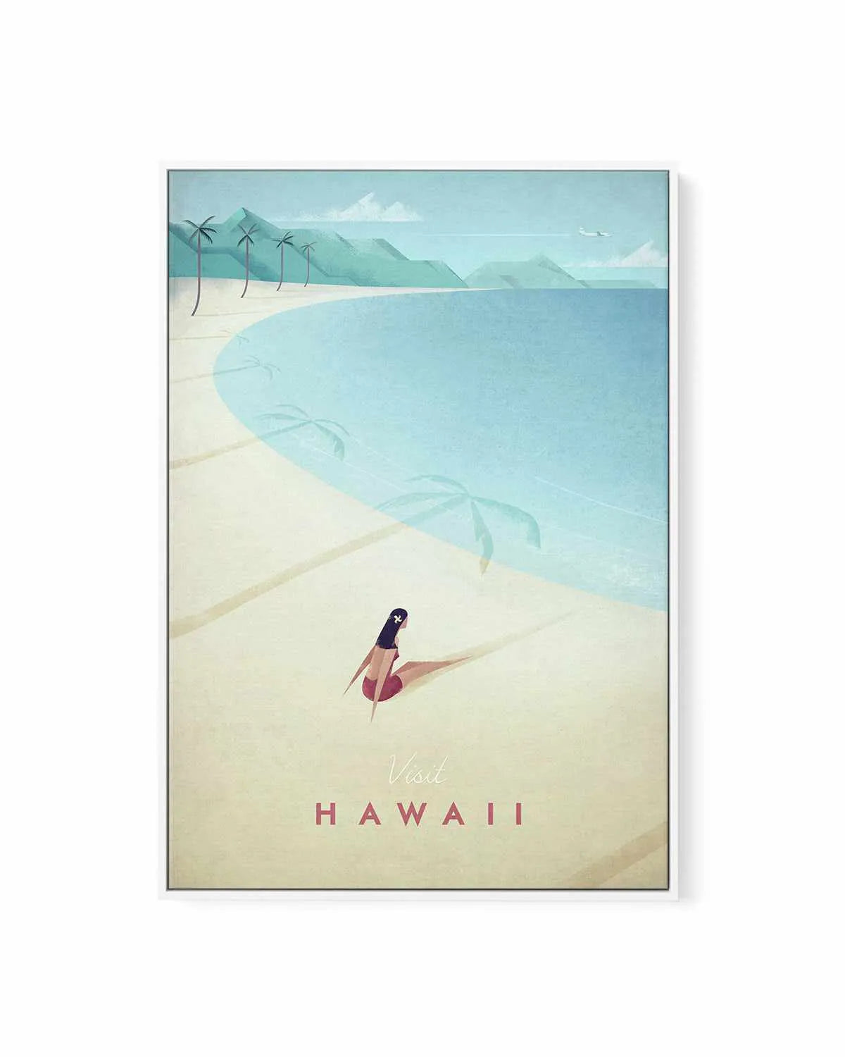 Hawaii by Henry Rivers | Framed Canvas Art Print from Olive et Oriel where you can shop wallpaper and artworks online