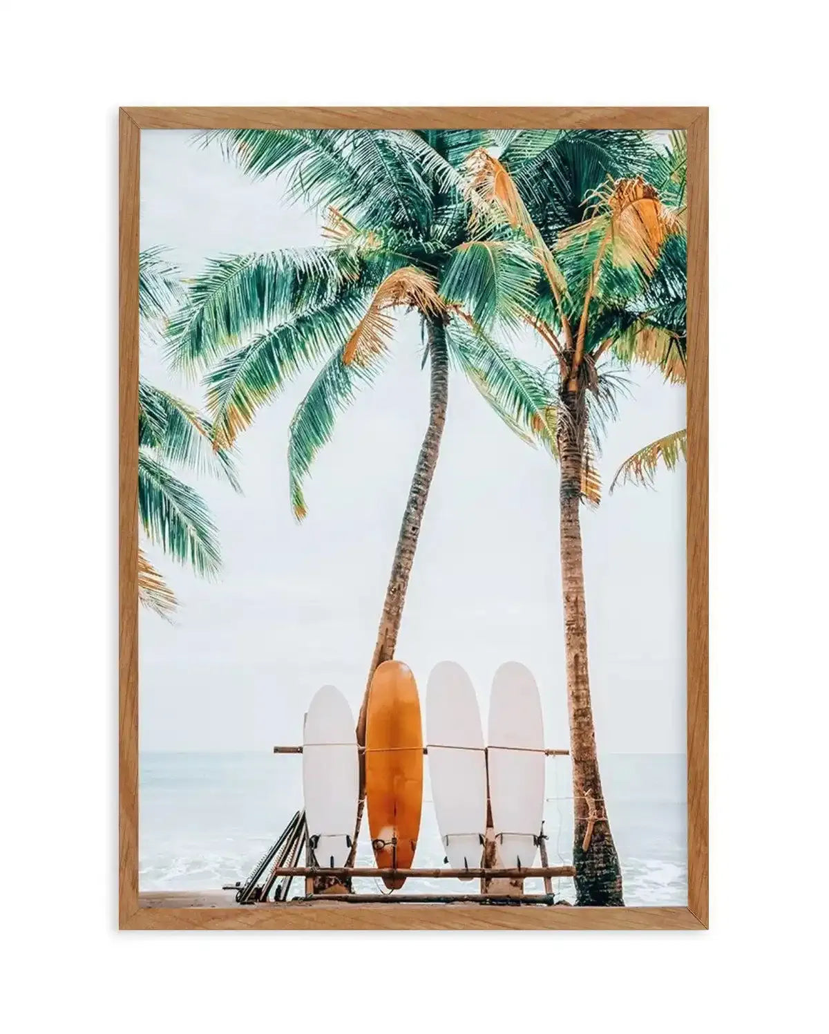 Hawaii Days Art Print-PRINT-Olive et Oriel-Olive et Oriel-50x70 cm | 19.6" x 27.5"-Walnut-With White Border-Buy-Australian-Art-Prints-Online-with-Olive-et-Oriel-Your-Artwork-Specialists-Austrailia-Decorate-With-Coastal-Photo-Wall-Art-Prints-From-Our-Beach-House-Artwork-Collection-Fine-Poster-and-Framed-Artwork