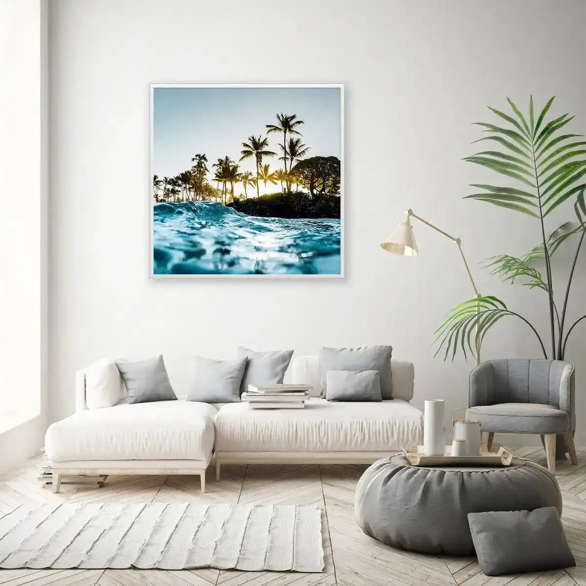 Hawaii Dreamin' SQ Art Print-PRINT-Olive et Oriel-Olive et Oriel-Buy-Australian-Art-Prints-Online-with-Olive-et-Oriel-Your-Artwork-Specialists-Austrailia-Decorate-With-Coastal-Photo-Wall-Art-Prints-From-Our-Beach-House-Artwork-Collection-Fine-Poster-and-Framed-Artwork