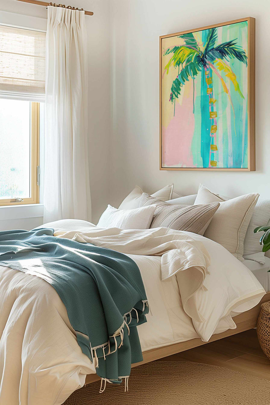 Hawaii Surfboard II | Framed Canvas Art Print from Olive et Oriel where you can shop wallpaper and artworks online