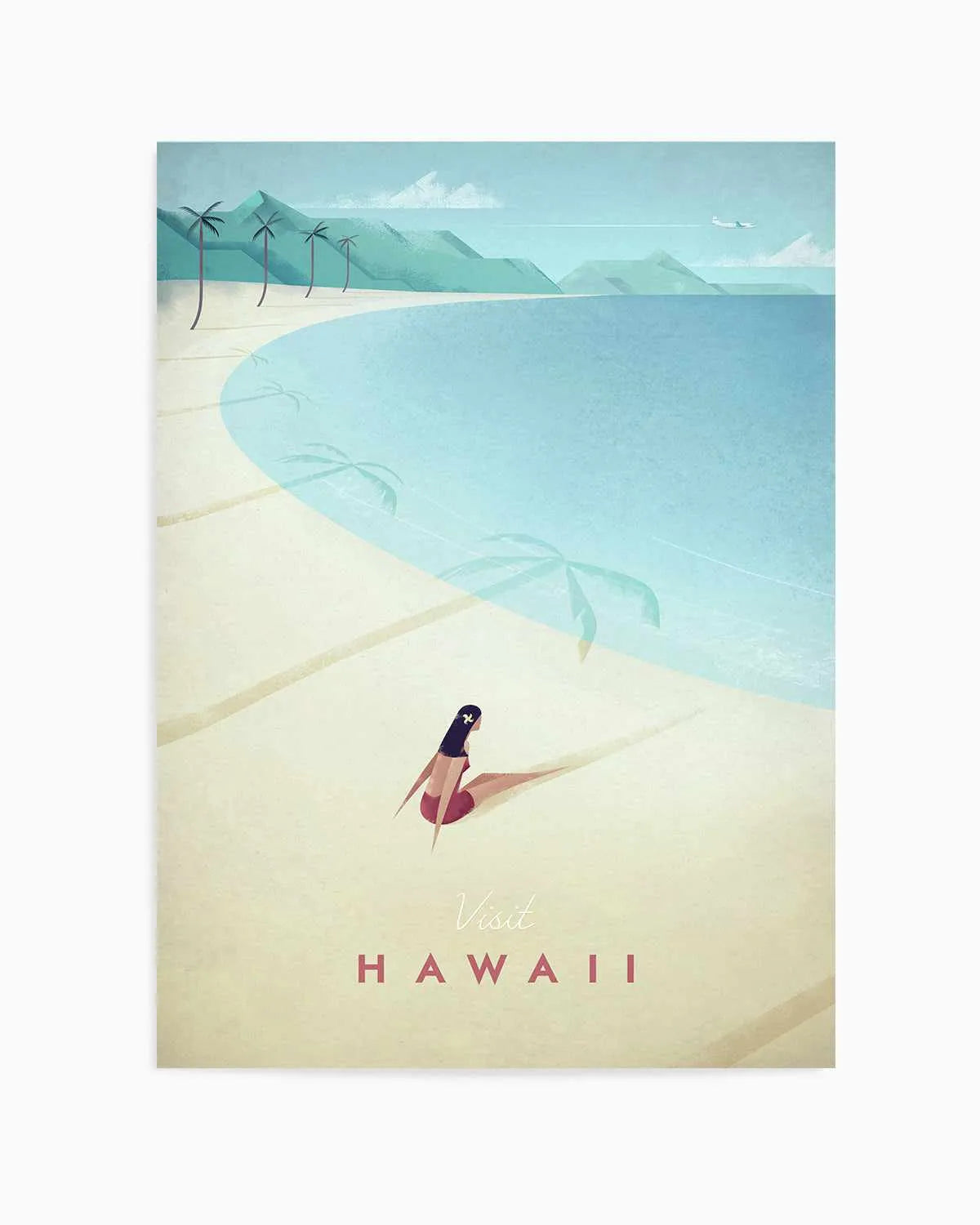 Hawaii by Henry Rivers Art Print from Olive et Oriel where you can shop wallpaper and artworks online