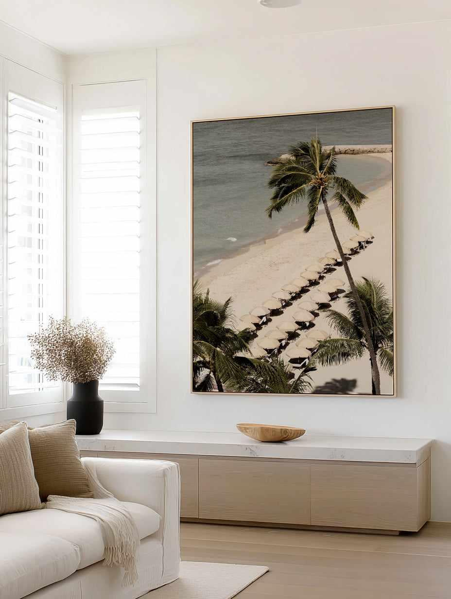 Hawaiian Sands by Teigan Geercke | Framed Canvas Art Print from Olive et Oriel where you can shop wallpaper and artworks online