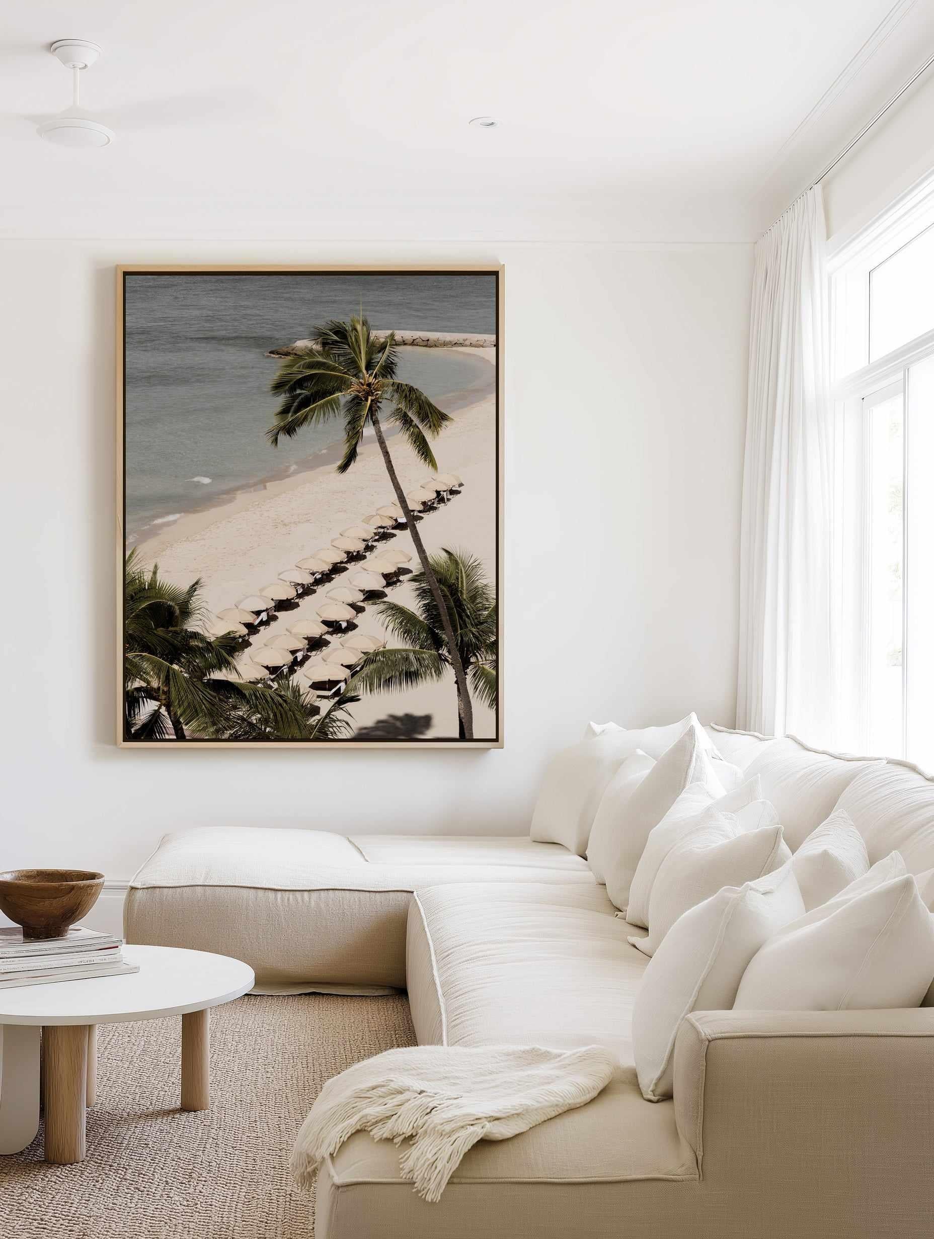 Hawaiian Sands by Teigan Geercke | Framed Canvas Art Print from Olive et Oriel where you can shop wallpaper and artworks online