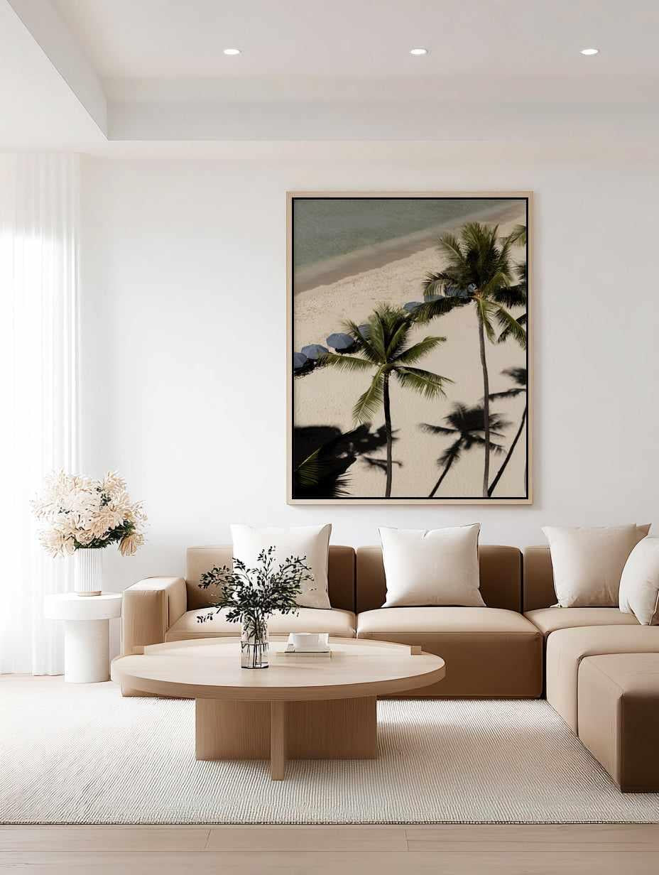 Hawaiian View by Teigan Geercke | Framed Canvas Art Print from Olive et Oriel where you can shop wallpaper and artworks online