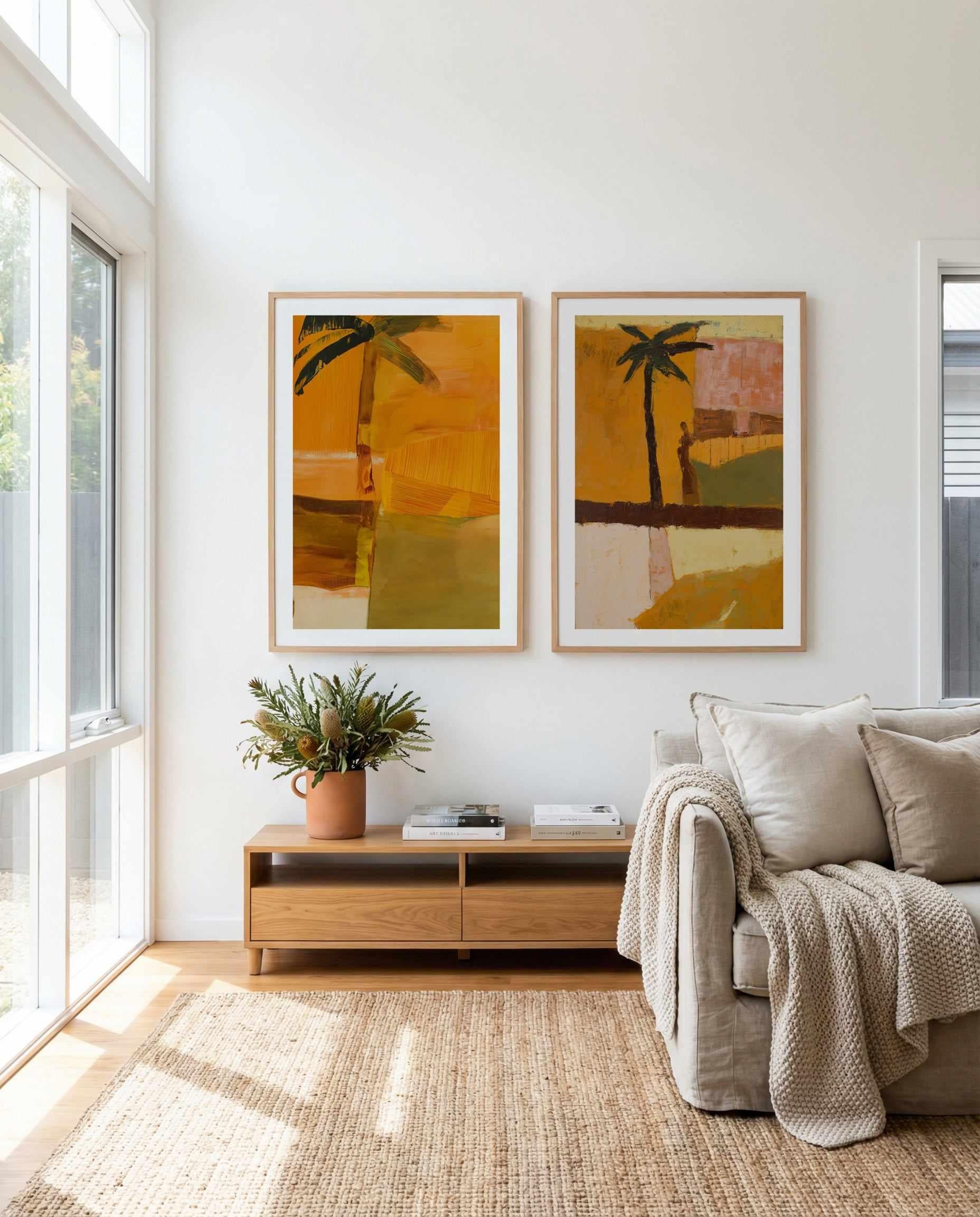 Heat Lines I & II Art Print Set of 2 | Matching Wall Art from Olive et Oriel where you can shop wallpaper and artworks online