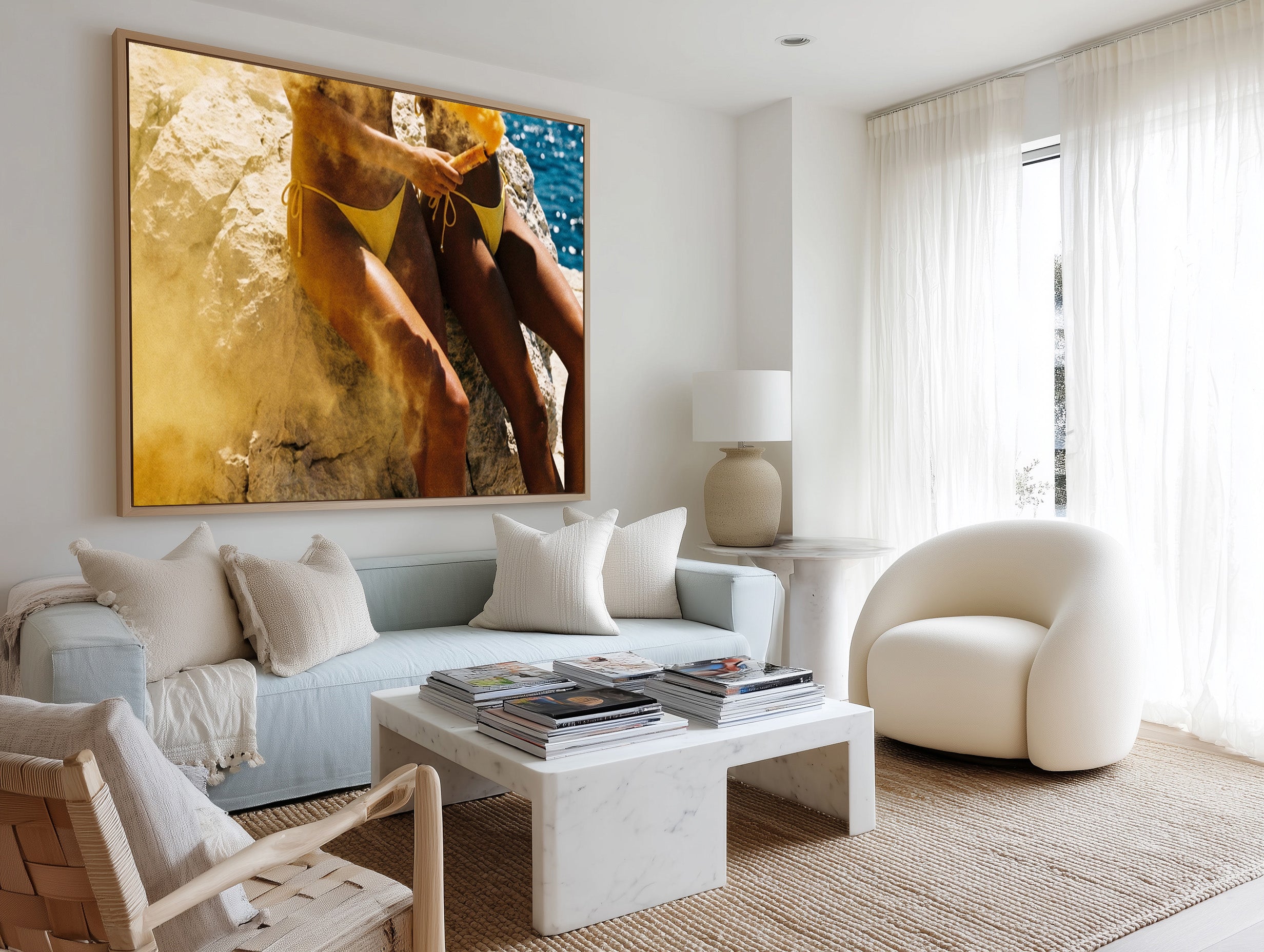 Heatwave | Framed Canvas Art Print