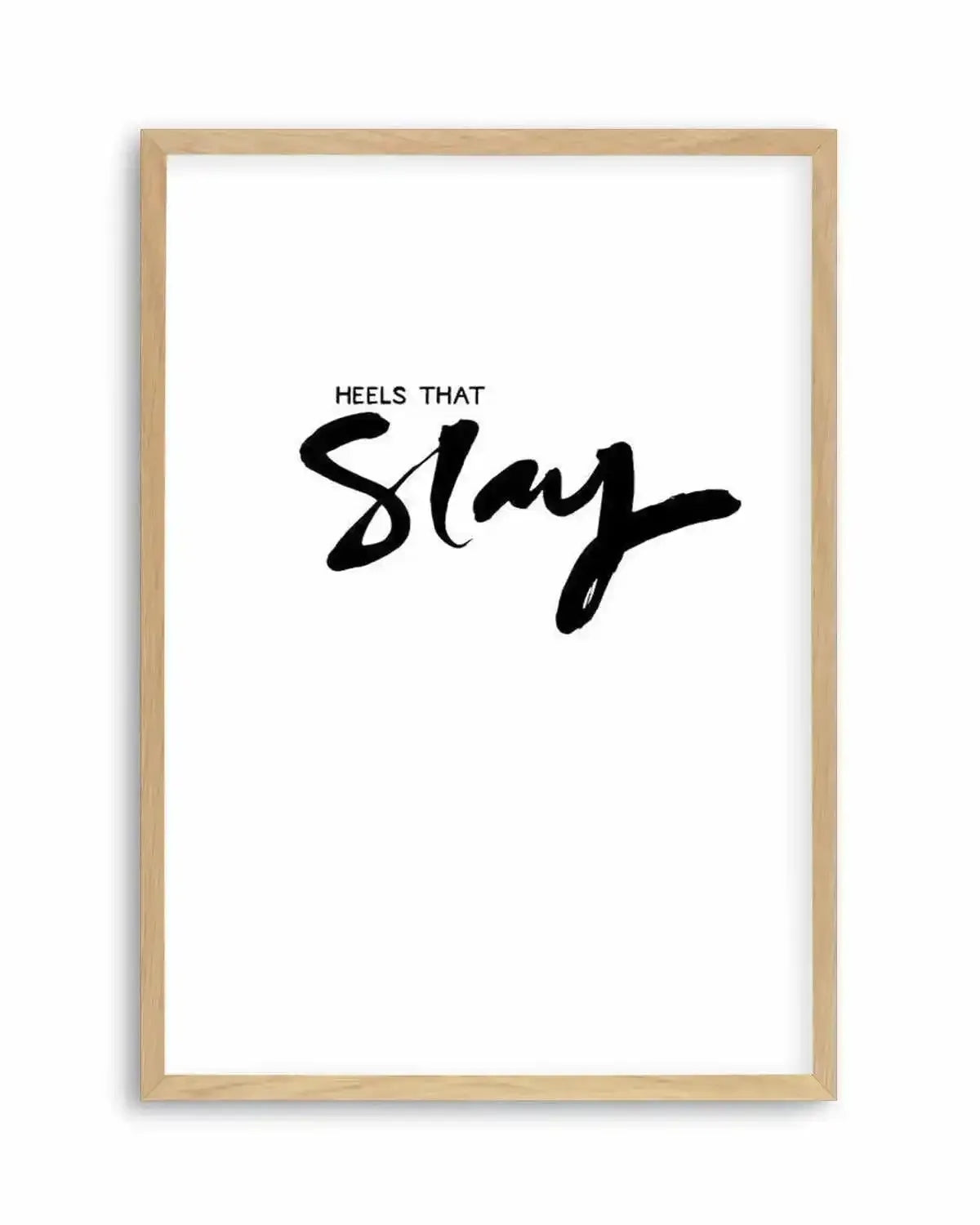 Heels That Slay Art Print from Olive et Oriel where you can shop wallpaper and artworks online