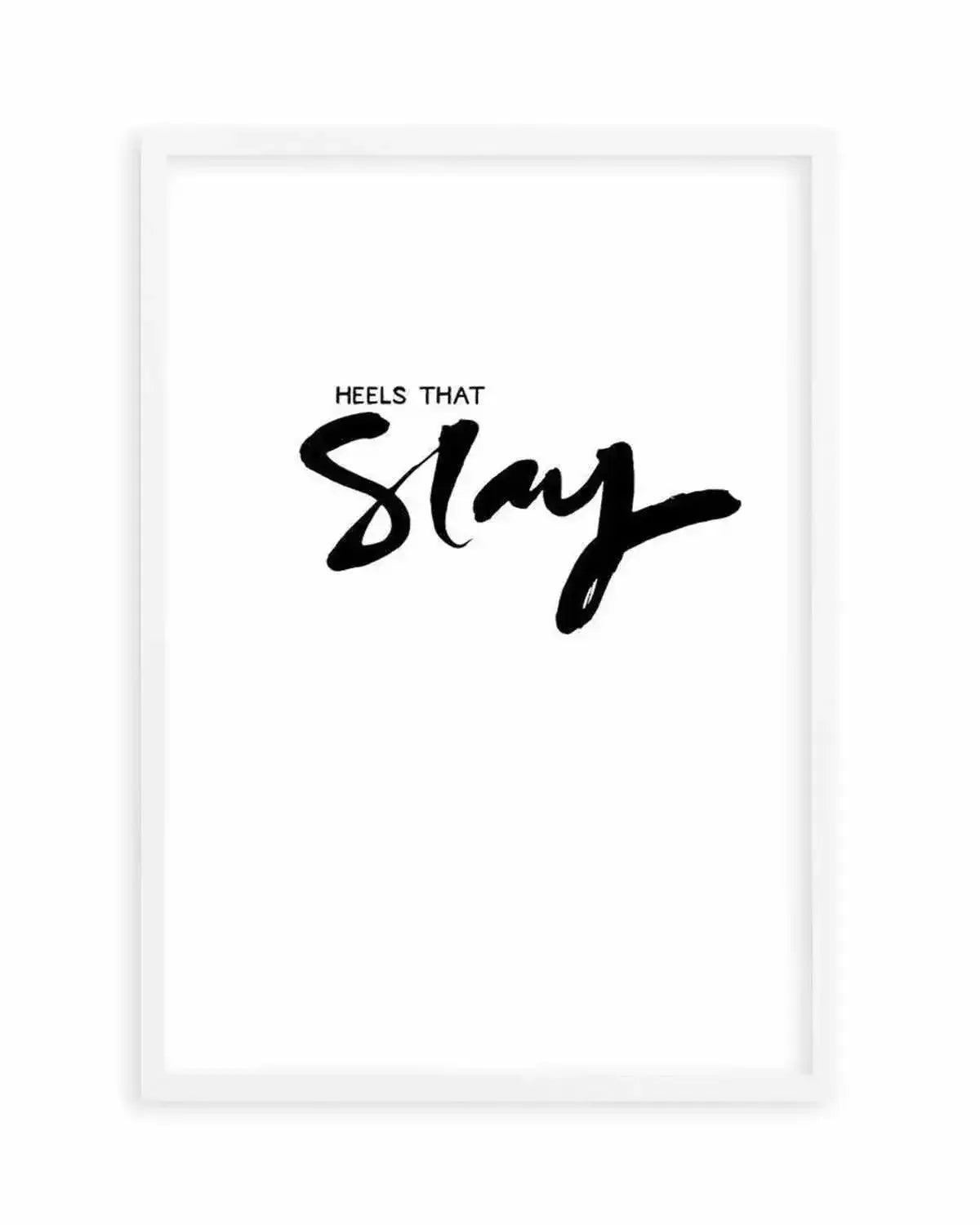 Heels That Slay Art Print from Olive et Oriel where you can shop wallpaper and artworks online