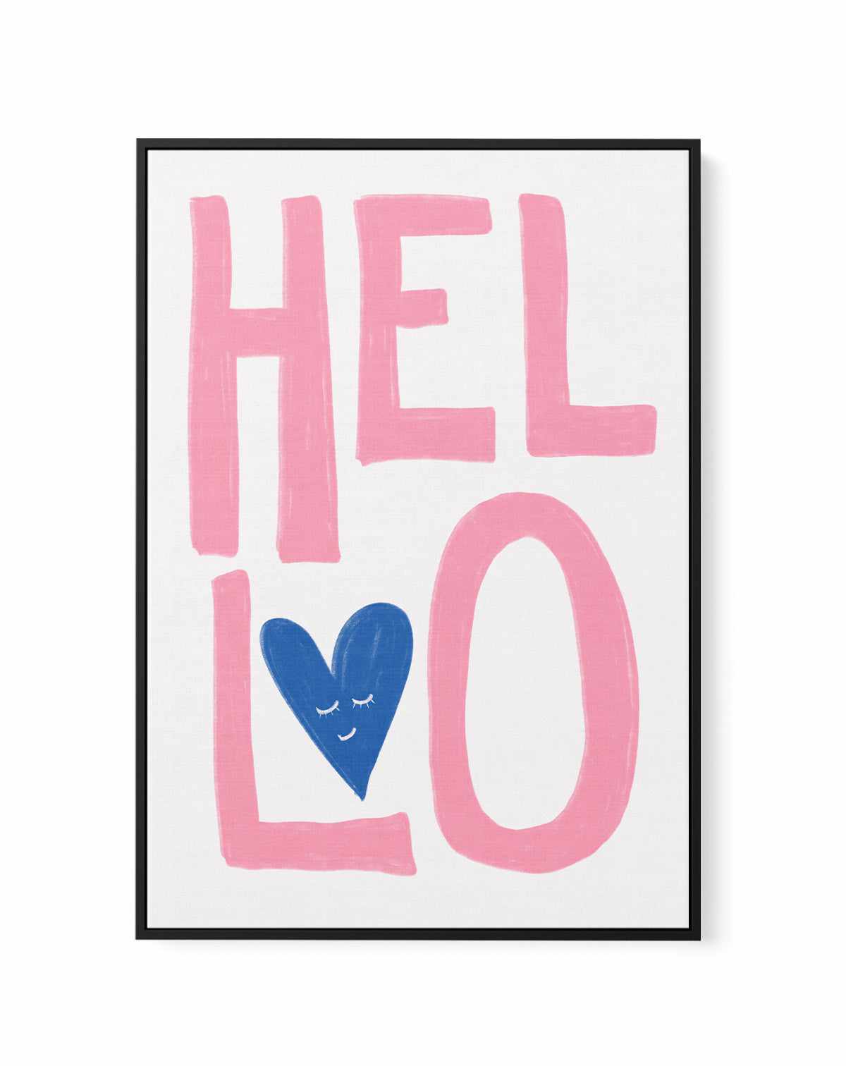 Hello By Athene Fritsch | Framed Canvas Art Print