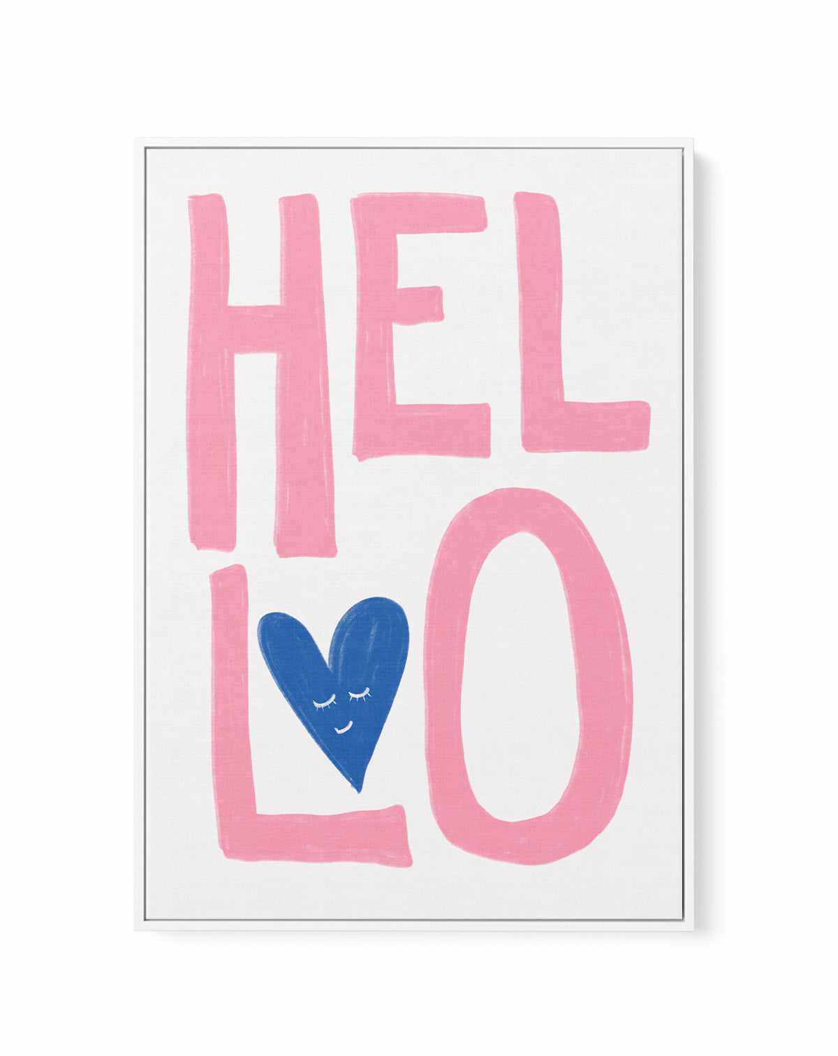 Hello By Athene Fritsch | Framed Canvas Art Print