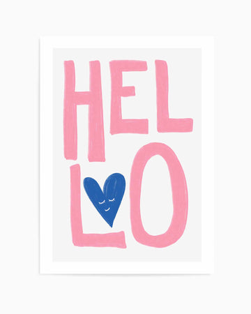 Hello By Athene Fritsch | Art Print from Olive et Oriel where you can shop wallpaper and artworks online