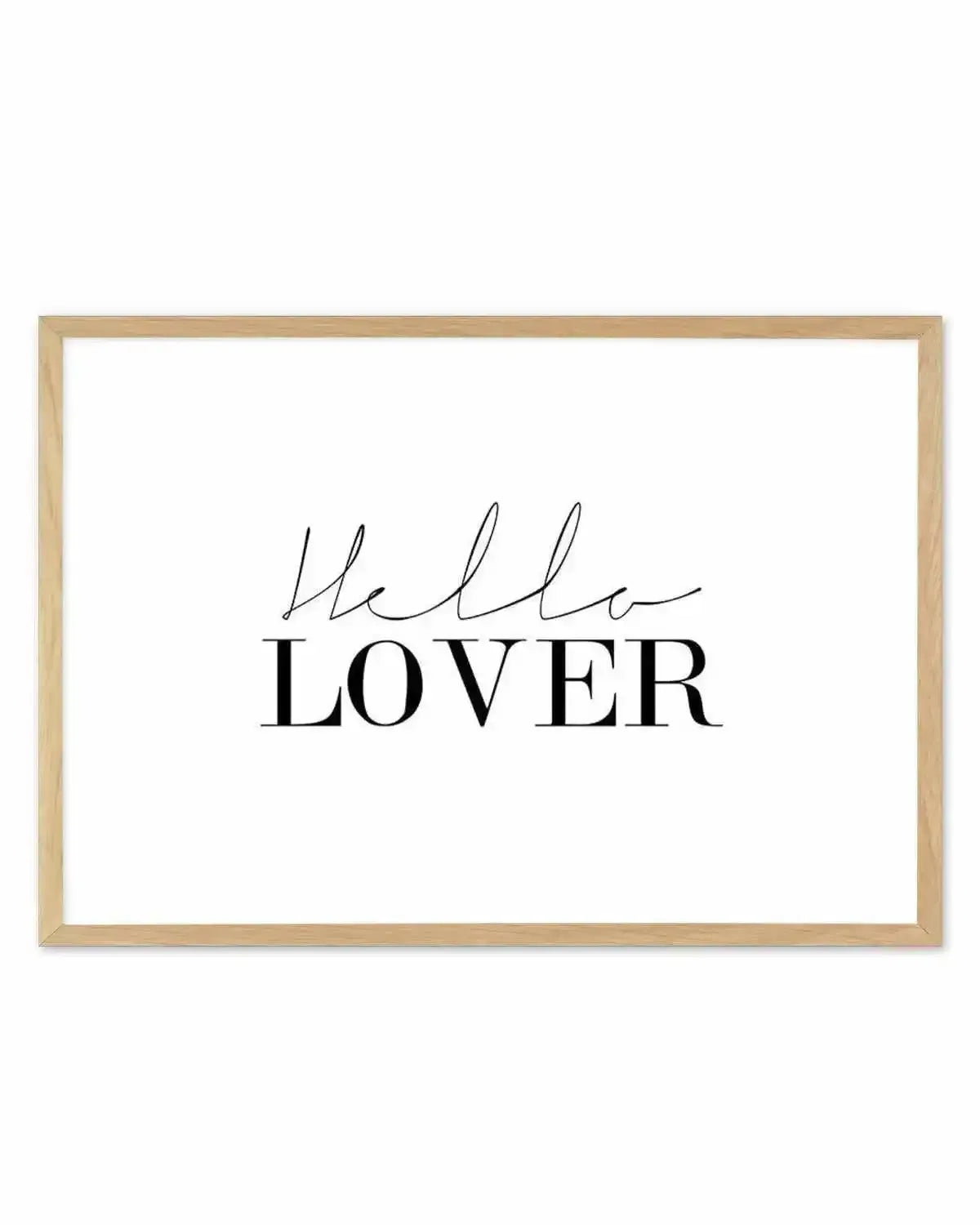 Hello Lover | LS Art Print from Olive et Oriel where you can shop wallpaper and artworks online