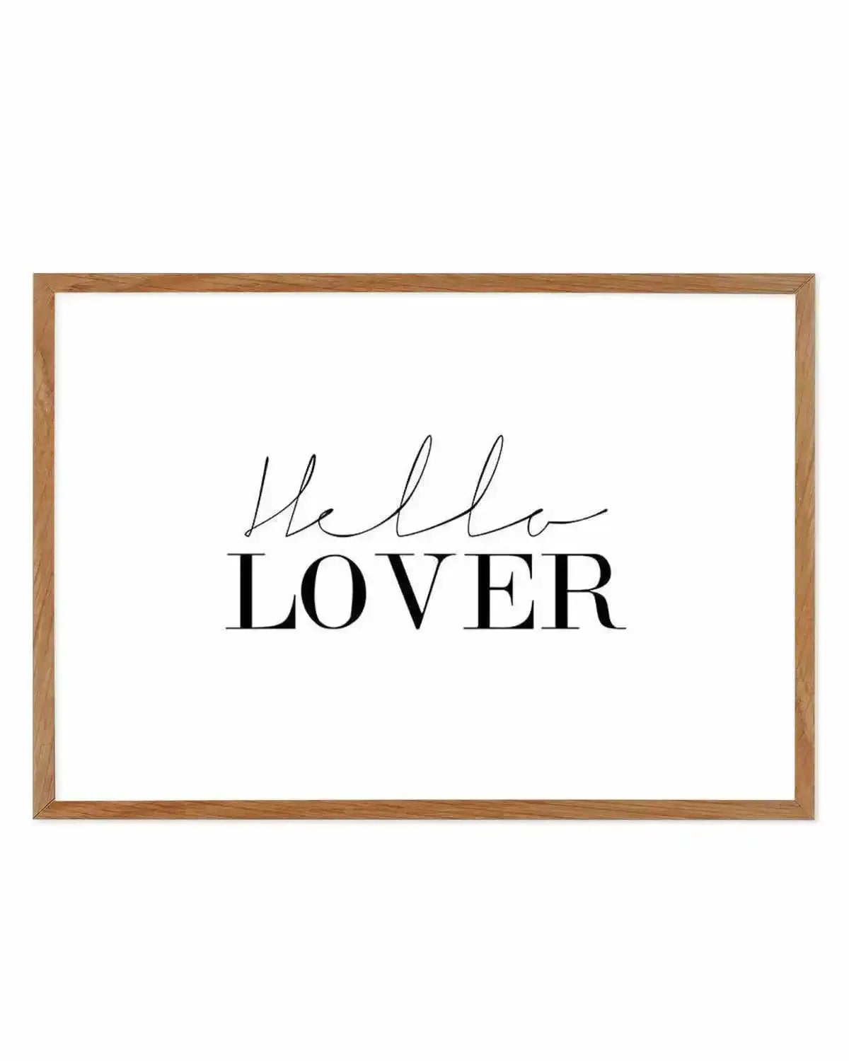 Hello Lover | LS Art Print from Olive et Oriel where you can shop wallpaper and artworks online