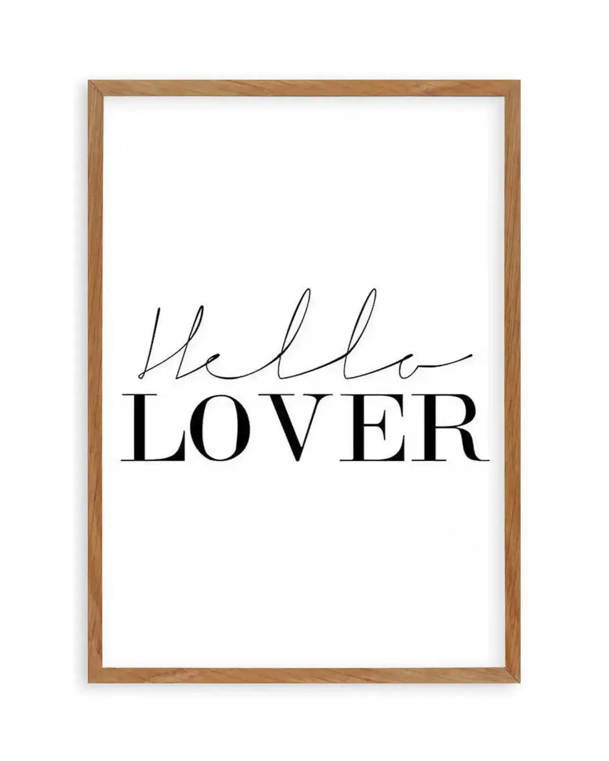Hello Lover | PT Art Print from Olive et Oriel where you can shop wallpaper and artworks online