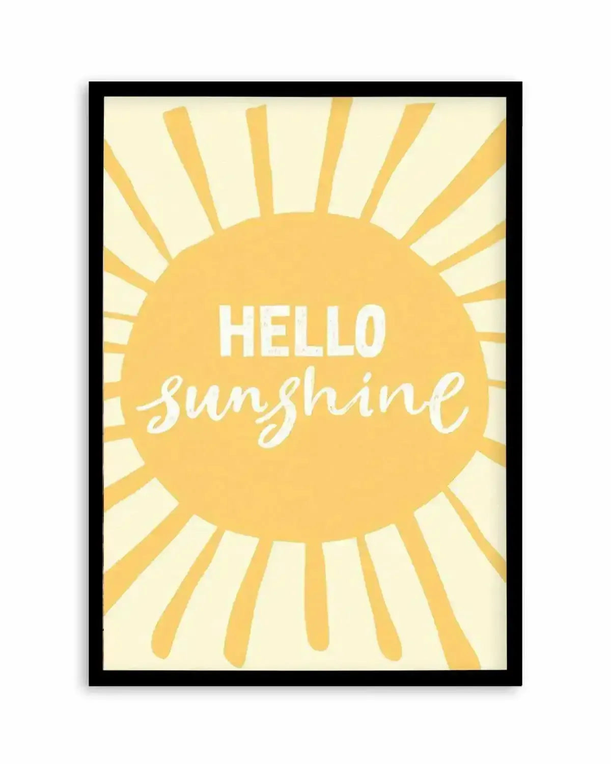 Hello Sunshine Art Print from Olive et Oriel where you can shop wallpaper and artworks online