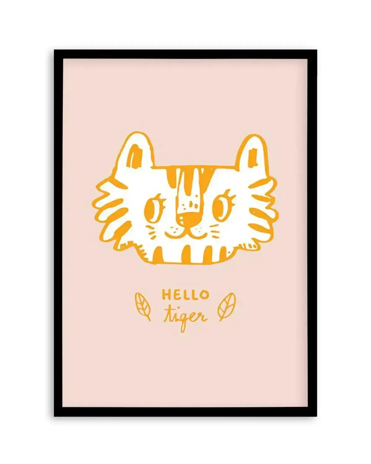 Hello Tiger Art Print from Olive et Oriel where you can shop wallpaper and artworks online