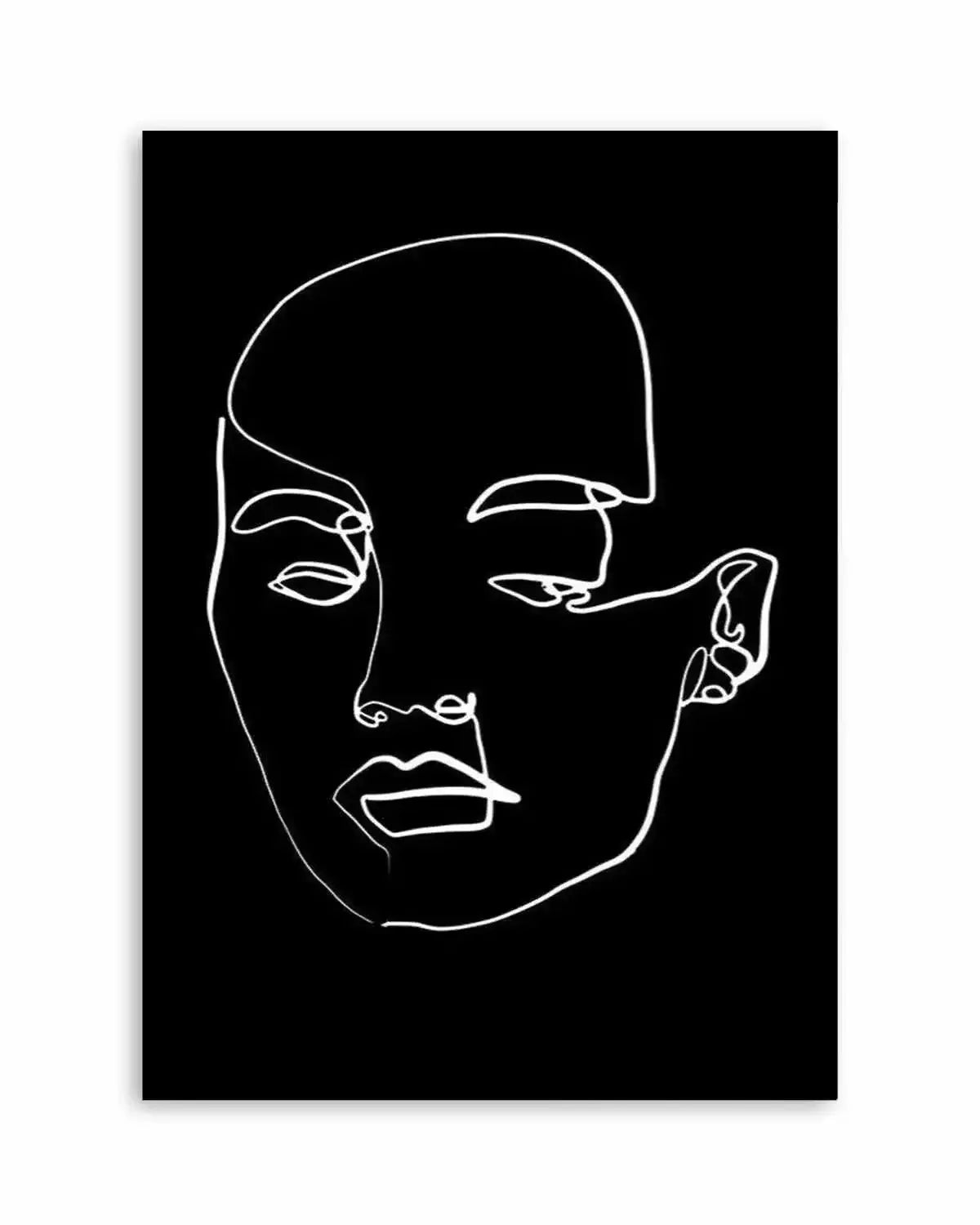 Her Contours I | B&W Art Print from Olive et Oriel where you can shop wallpaper and artworks online