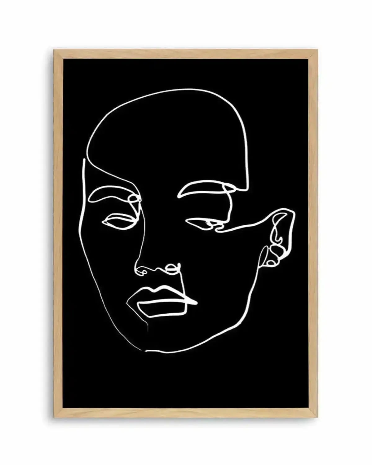 Her Contours I | B&W Art Print from Olive et Oriel where you can shop wallpaper and artworks online