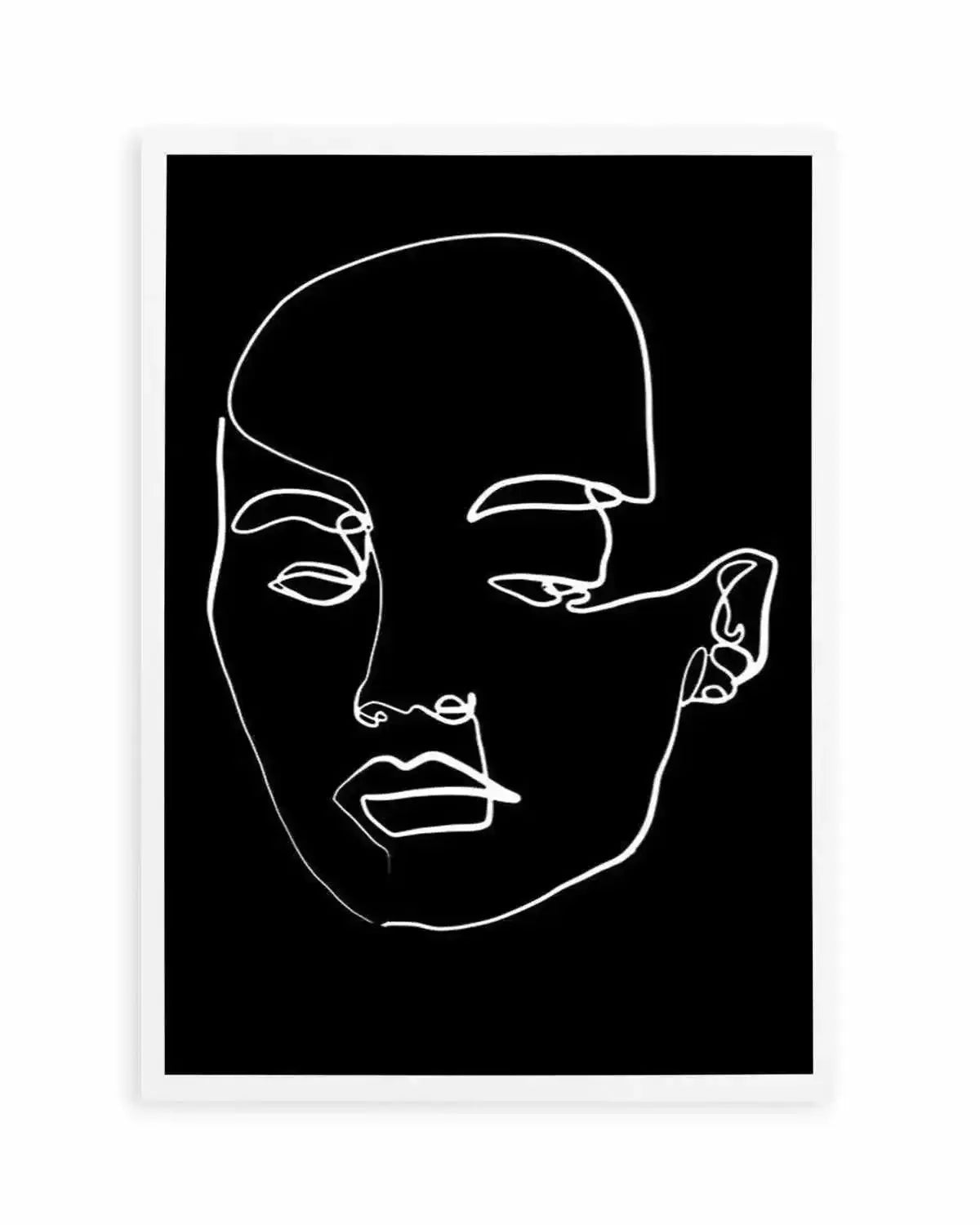 Her Contours I | B&W Art Print from Olive et Oriel where you can shop wallpaper and artworks online