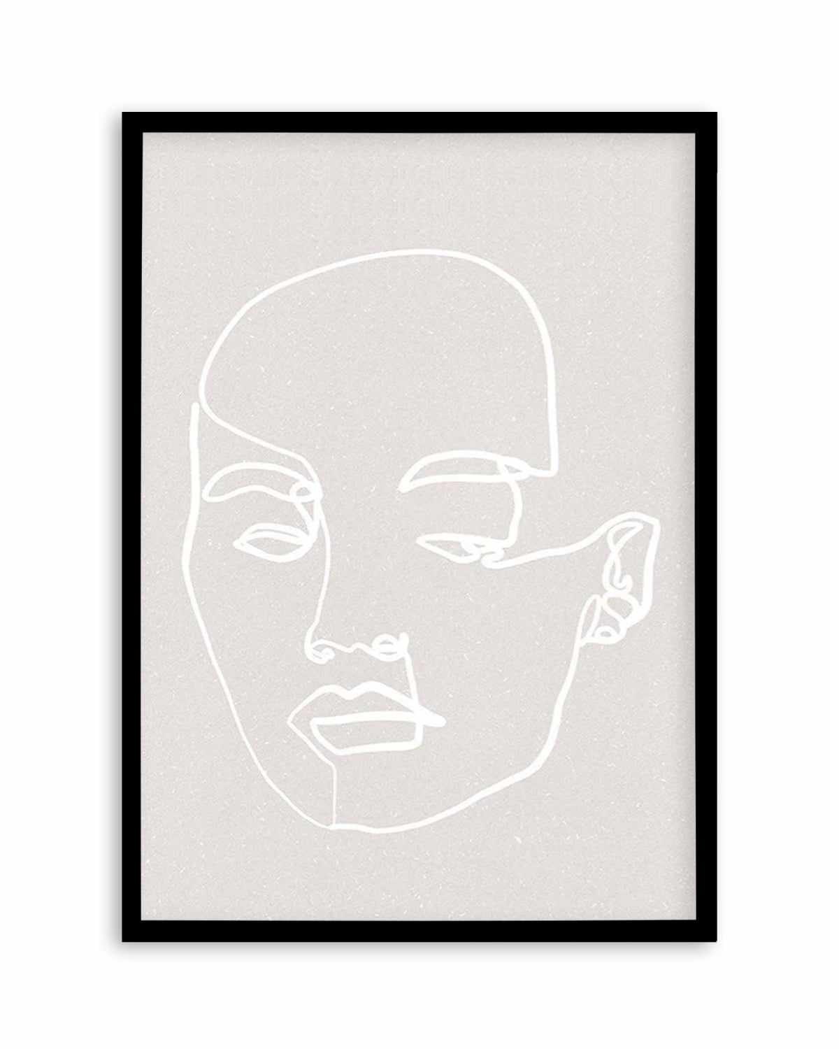 Her Contours I | Stone Art Print