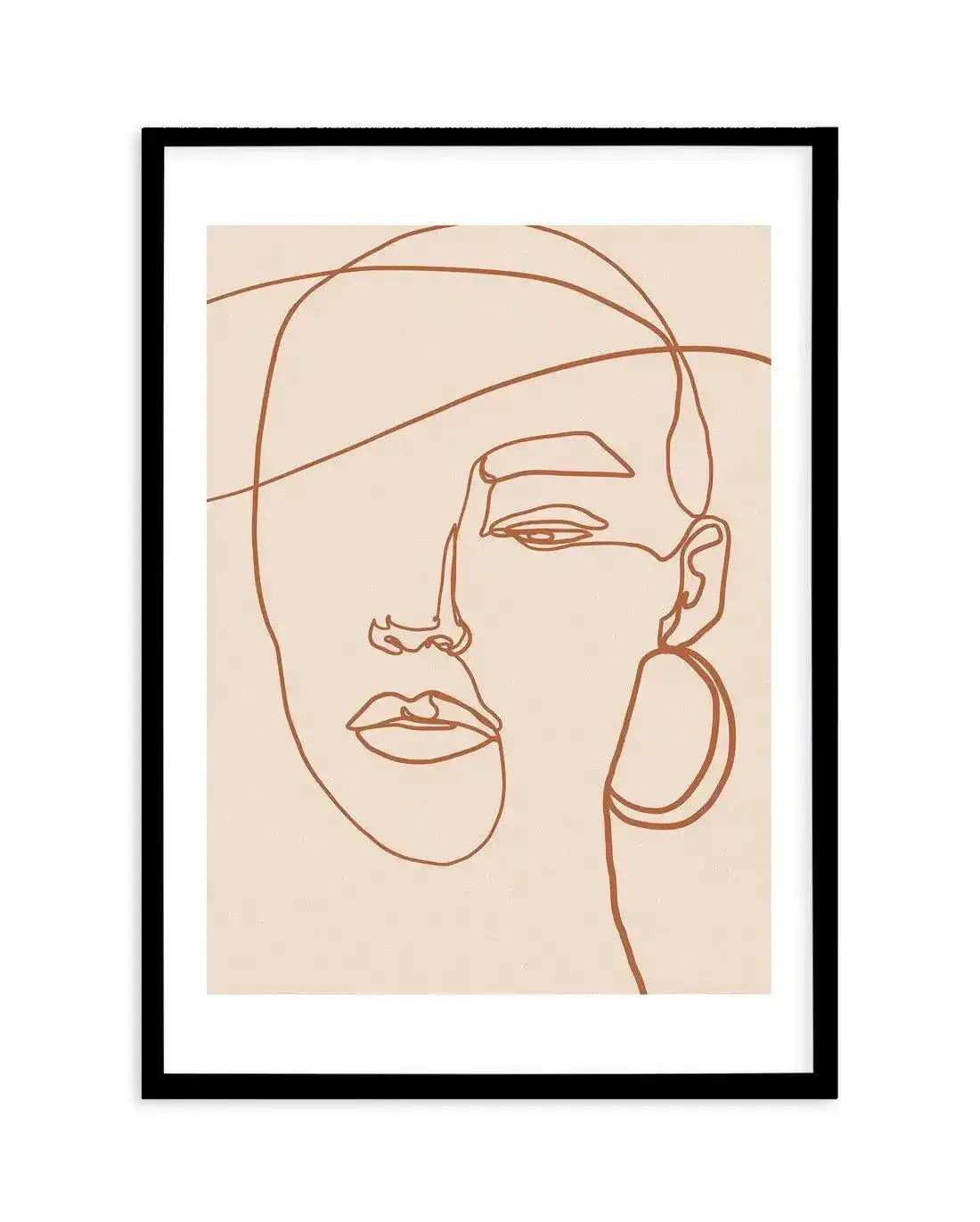 Her Contours II | Terracotta Art Print-Buy-Bohemian-Wall-Art-Print-And-Boho-Pictures-from-Olive-et-Oriel-Bohemian-Wall-Art-Print-And-Boho-Pictures-And-Also-Boho-Abstract-Art-Paintings-On-Canvas-For-A-Girls-Bedroom-Wall-Decor-Collection-of-Boho-Style-Feminine-Art-Poster-and-Framed-Artwork-Update-Your-Home-Decorating-Style-With-These-Beautiful-Wall-Art-Prints-Australia