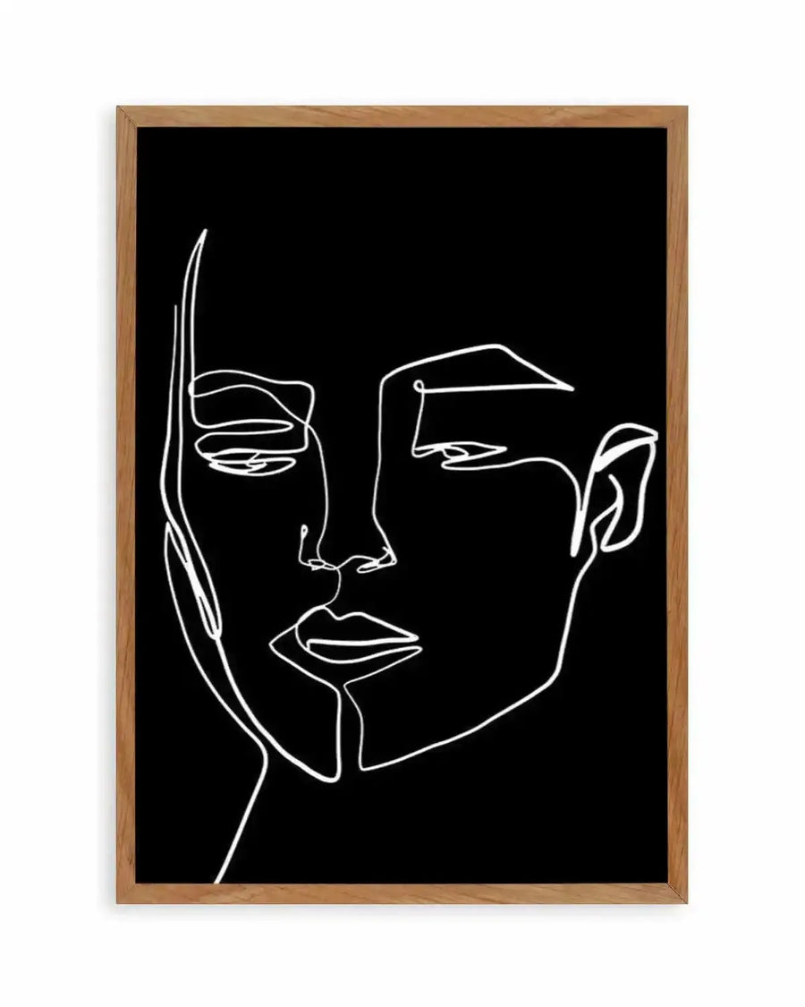 Her Contours II | B&W Art Print from Olive et Oriel where you can shop wallpaper and artworks online