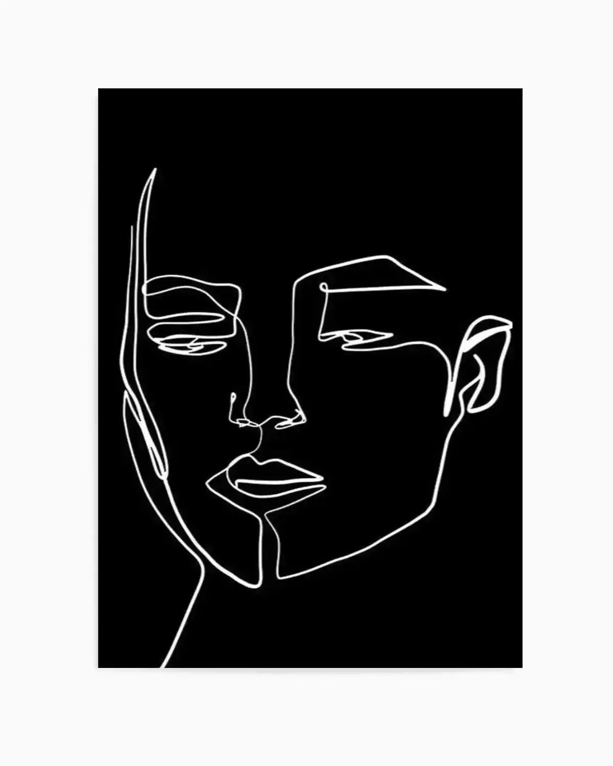 Her Contours II | B&W Art Print from Olive et Oriel where you can shop wallpaper and artworks online