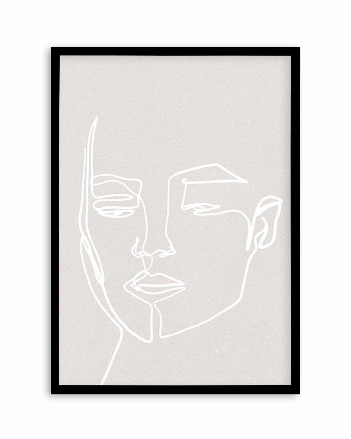 Her Contours II | Stone Art Print