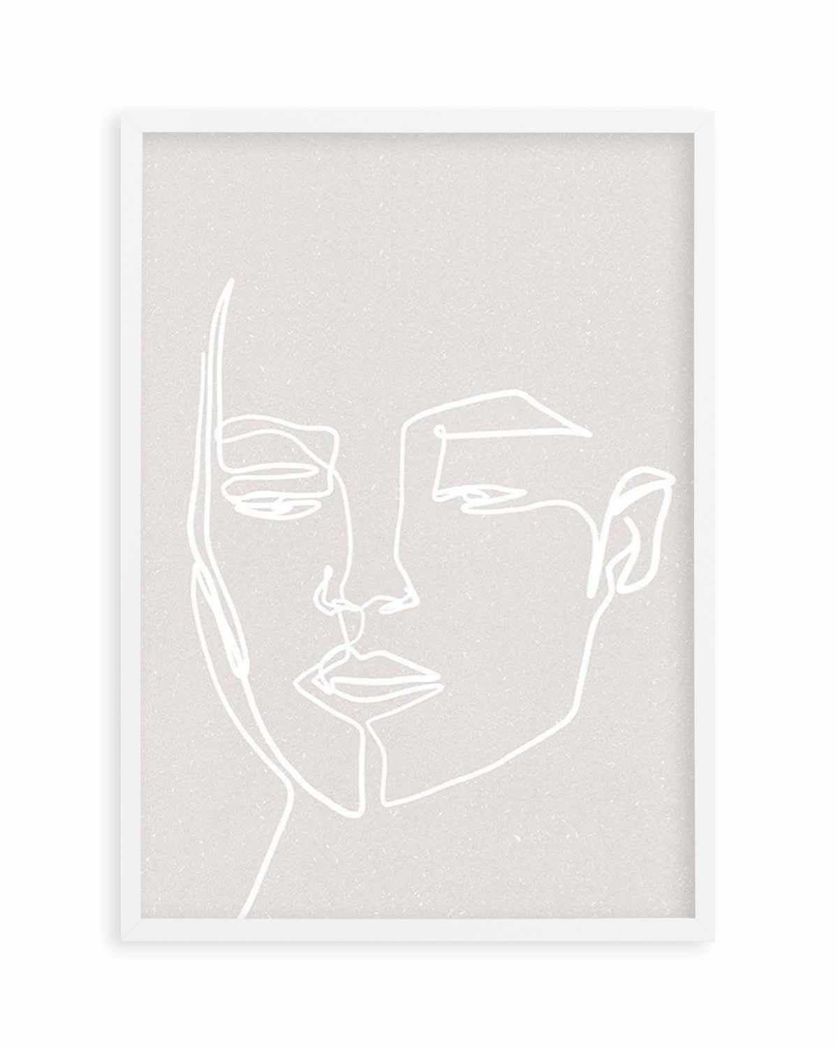 Her Contours II | Stone Art Print