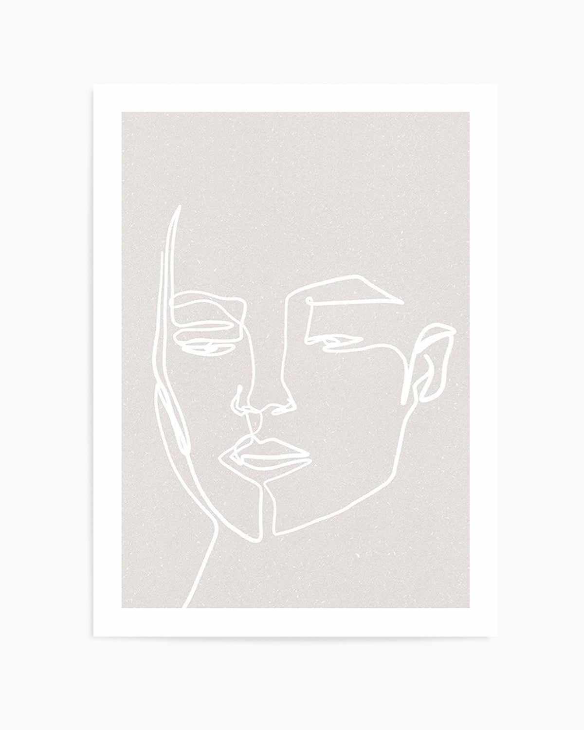 Her Contours II | Stone Art Print