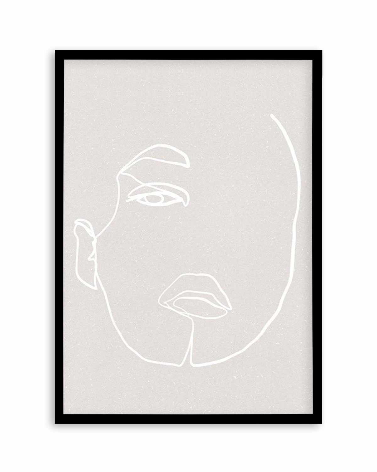 Her Contours III | Stone Art Print