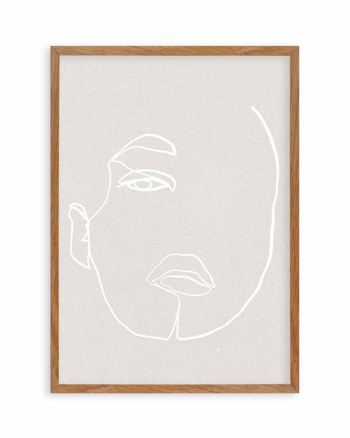 Her Contours III | Stone Art Print