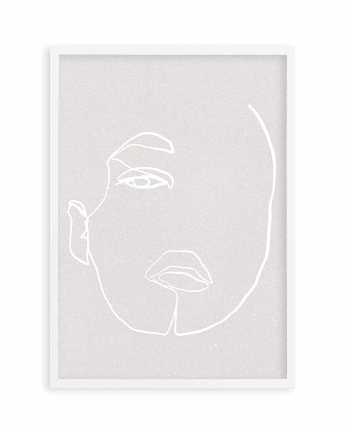 Her Contours III | Stone Art Print